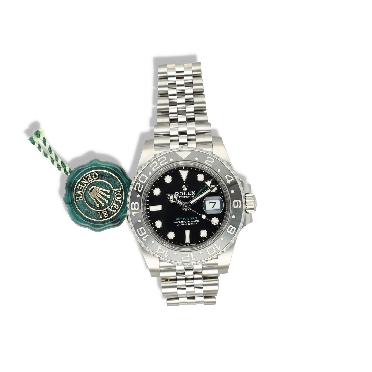 Rolex GMT-Master II 126710GRNR (2024) - Zwart wijzerplaat 40mm Staal (7/8)