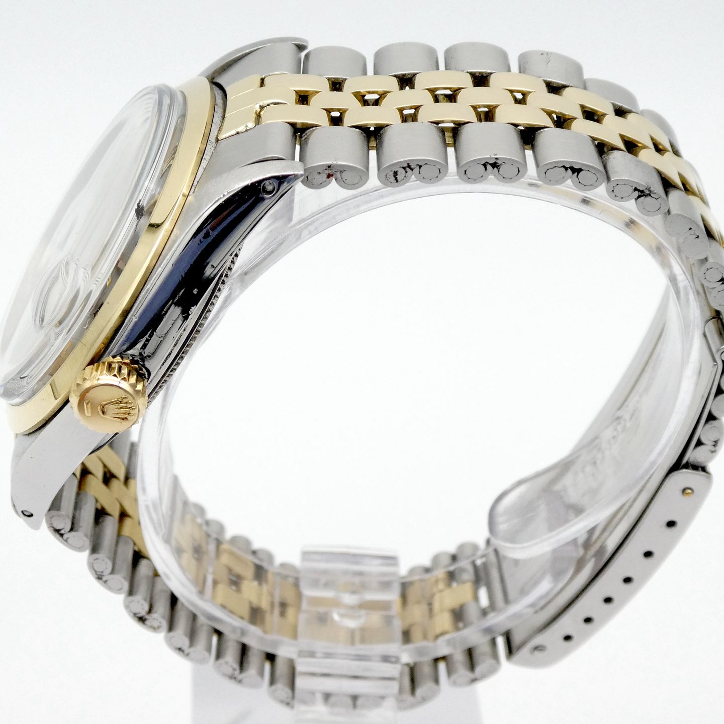 Rolex Datejust 1600 (1972) - Grey dial 36 mm Gold/Steel case (3/8)
