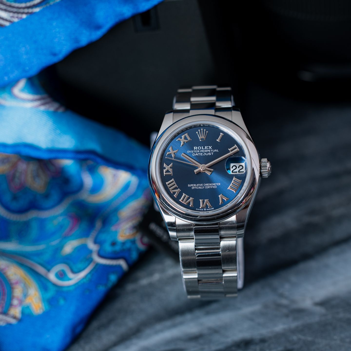 Rolex Datejust 31 278240 (2023) - Blue dial 31 mm Steel case (1/4)