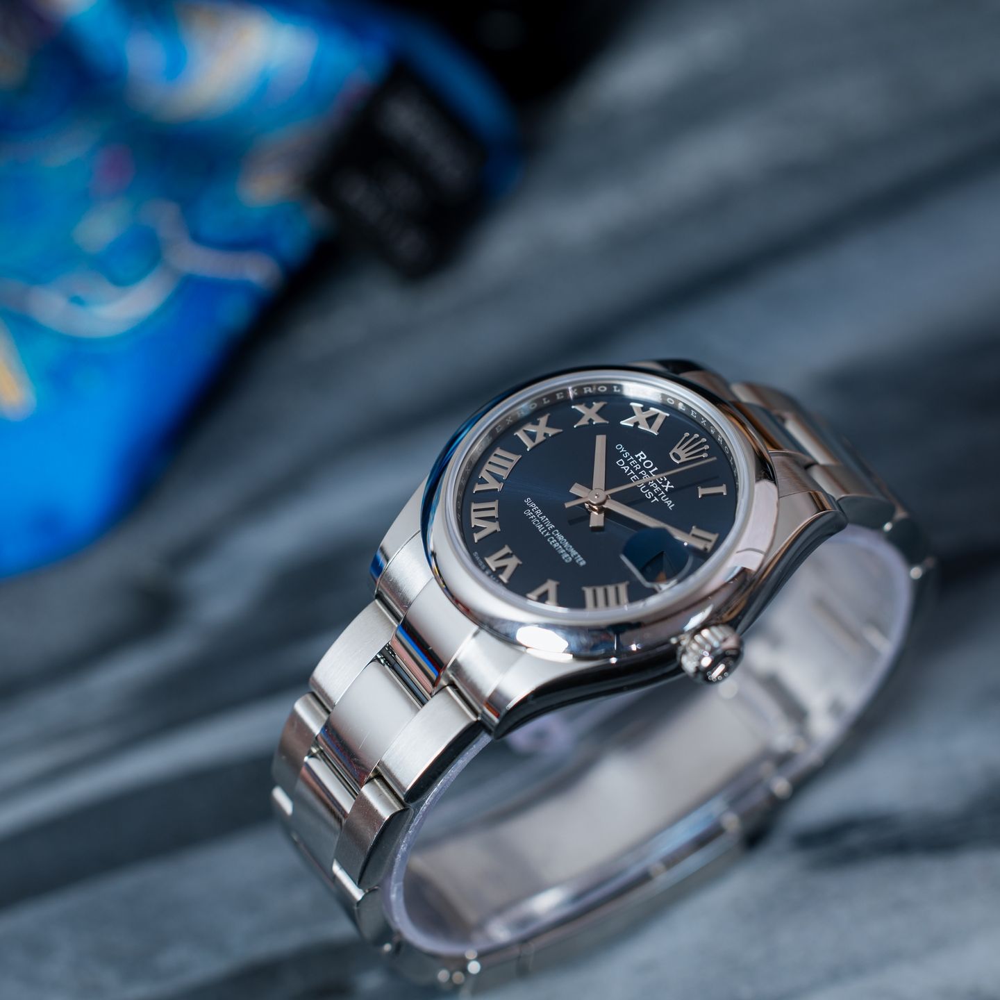 Rolex Datejust 31 278240 (2023) - Blue dial 31 mm Steel case (2/4)