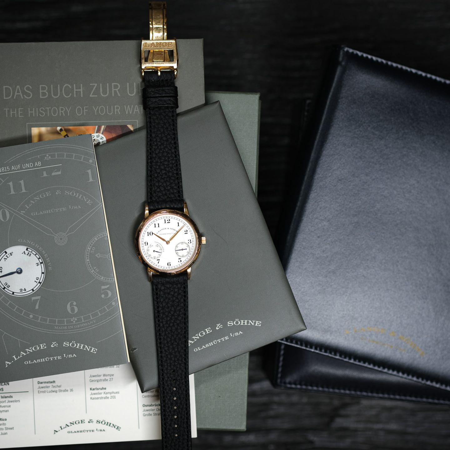 A. Lange & Söhne 1815 221.032 (2005) - Silver dial 36 mm Rose Gold case (3/8)