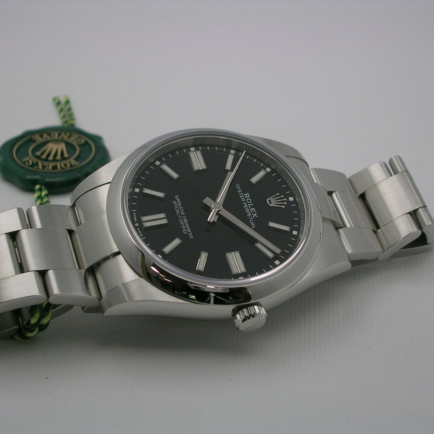 Rolex Oyster Perpetual 41 124300 (2022) - Zwart wijzerplaat 41mm Staal (2/6)