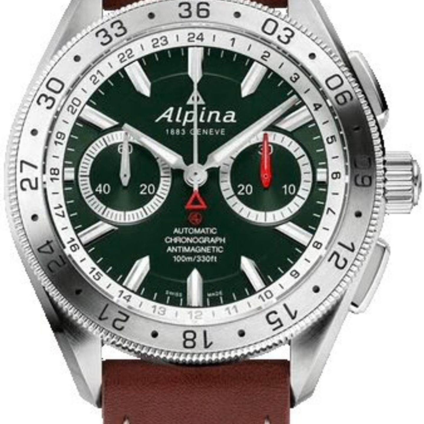 Alpina Alpiner AL-860GRS5AQ6 (2024) - Green dial 44 mm Steel case (1/5)