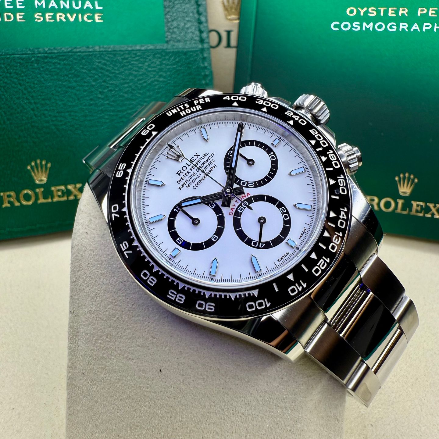 Rolex Daytona 126500LN (2024) - White dial 40 mm Steel case (5/8)