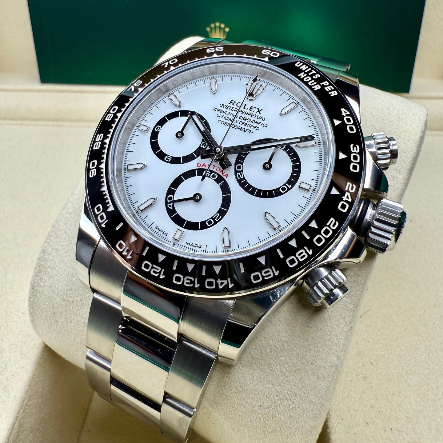 Rolex Daytona 126500LN (2024) - White dial 40 mm Steel case (4/8)