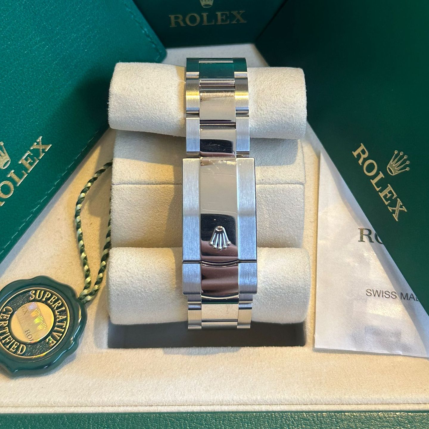Rolex Datejust 41 126300 (2026) - Groen wijzerplaat 41mm Staal (2/6)