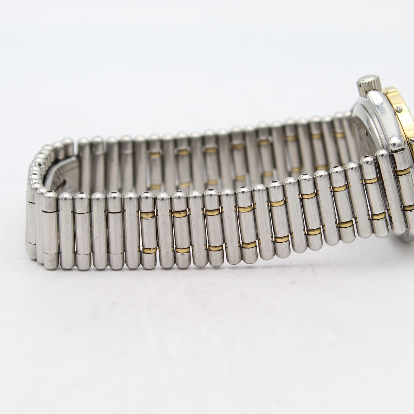 Breitling Lady J D52065 (1995) - Blue dial 31 mm Gold/Steel case (5/8)