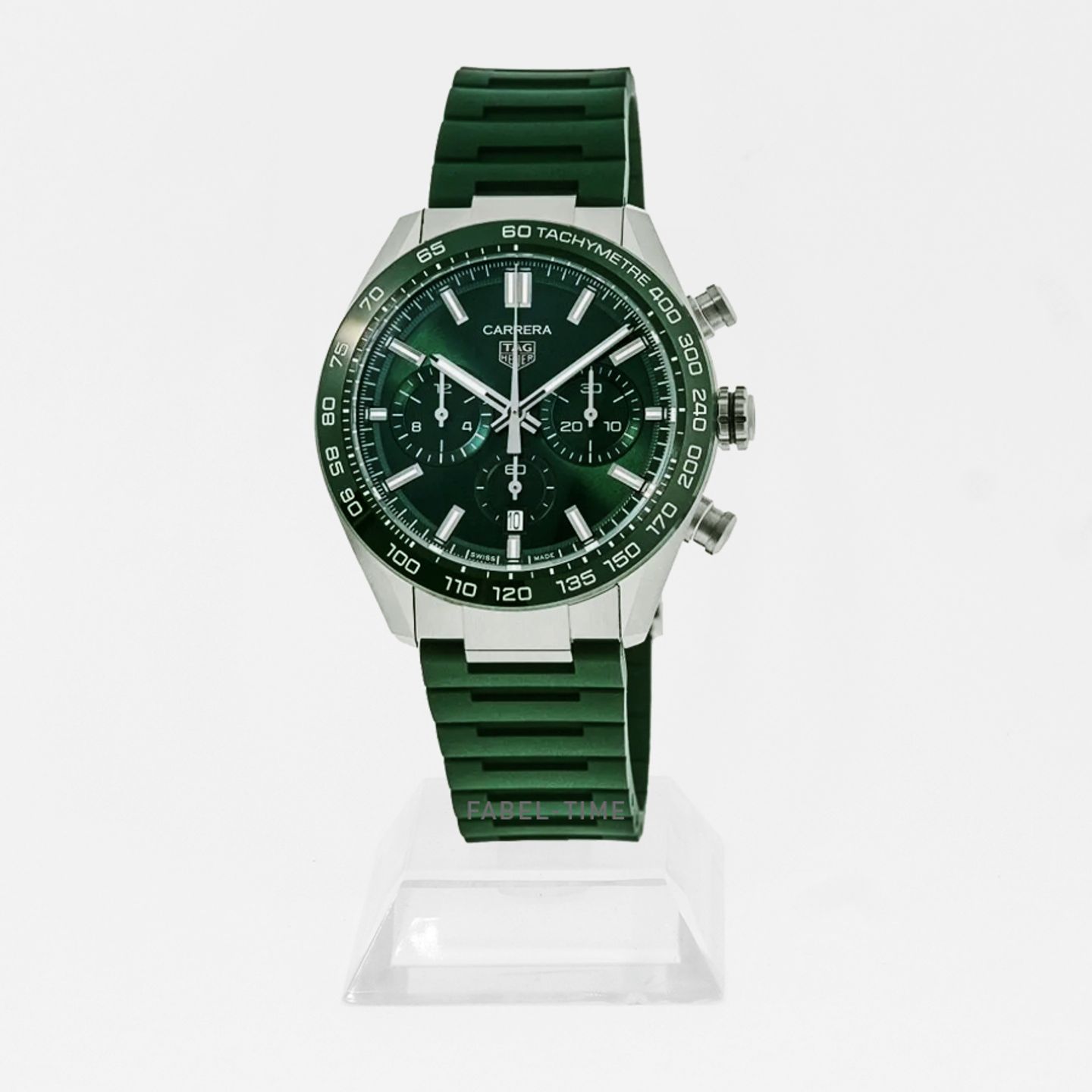 TAG Heuer Carrera CBN2A1N.FT6238 (2024) - Groen wijzerplaat 44mm Staal (1/1)