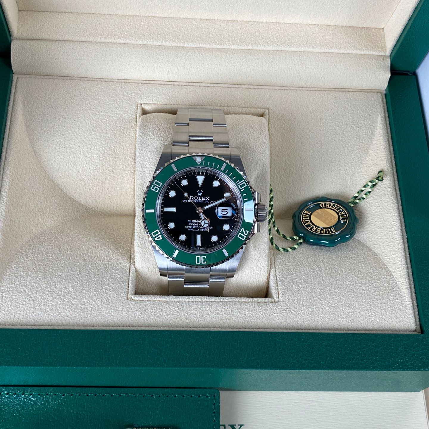 Rolex Submariner Date 126610LV (2023) - Zwart wijzerplaat 41mm Staal (3/8)