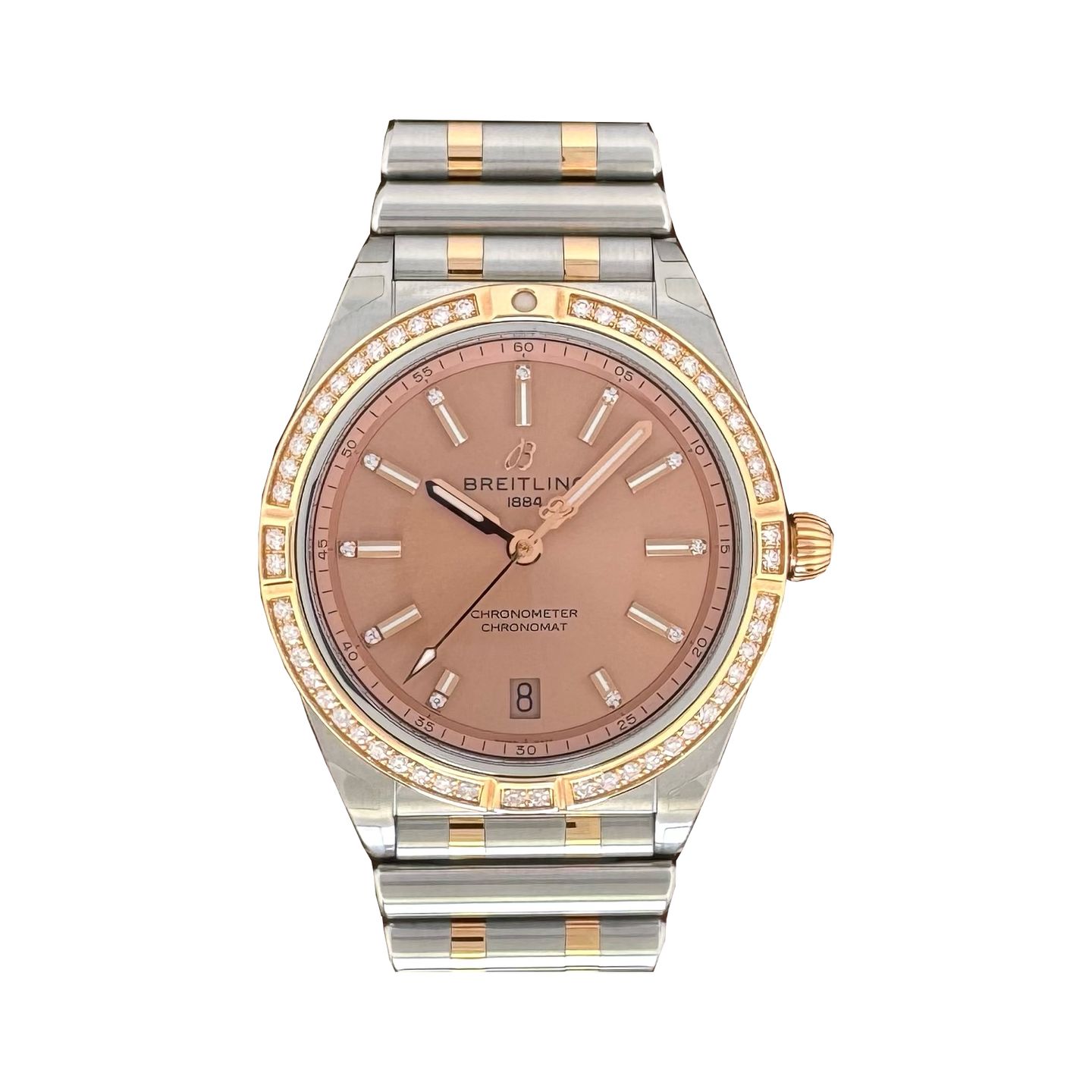 Breitling Chronomat 36 U10380591K1U1 (2025) - Bronze dial 36 mm Gold/Steel case (1/2)