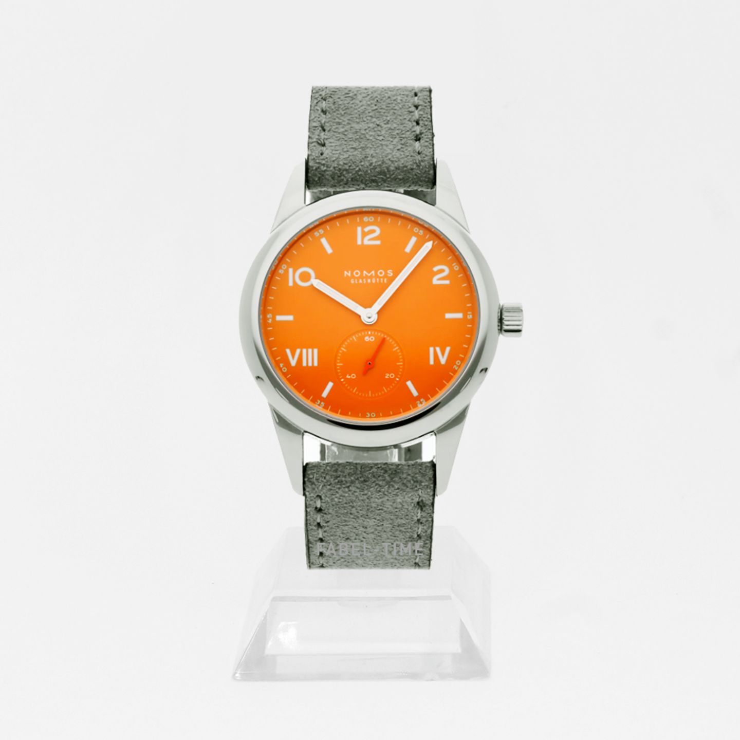 NOMOS Club Campus 710 (2024) - Orange dial 36 mm Steel case (1/1)