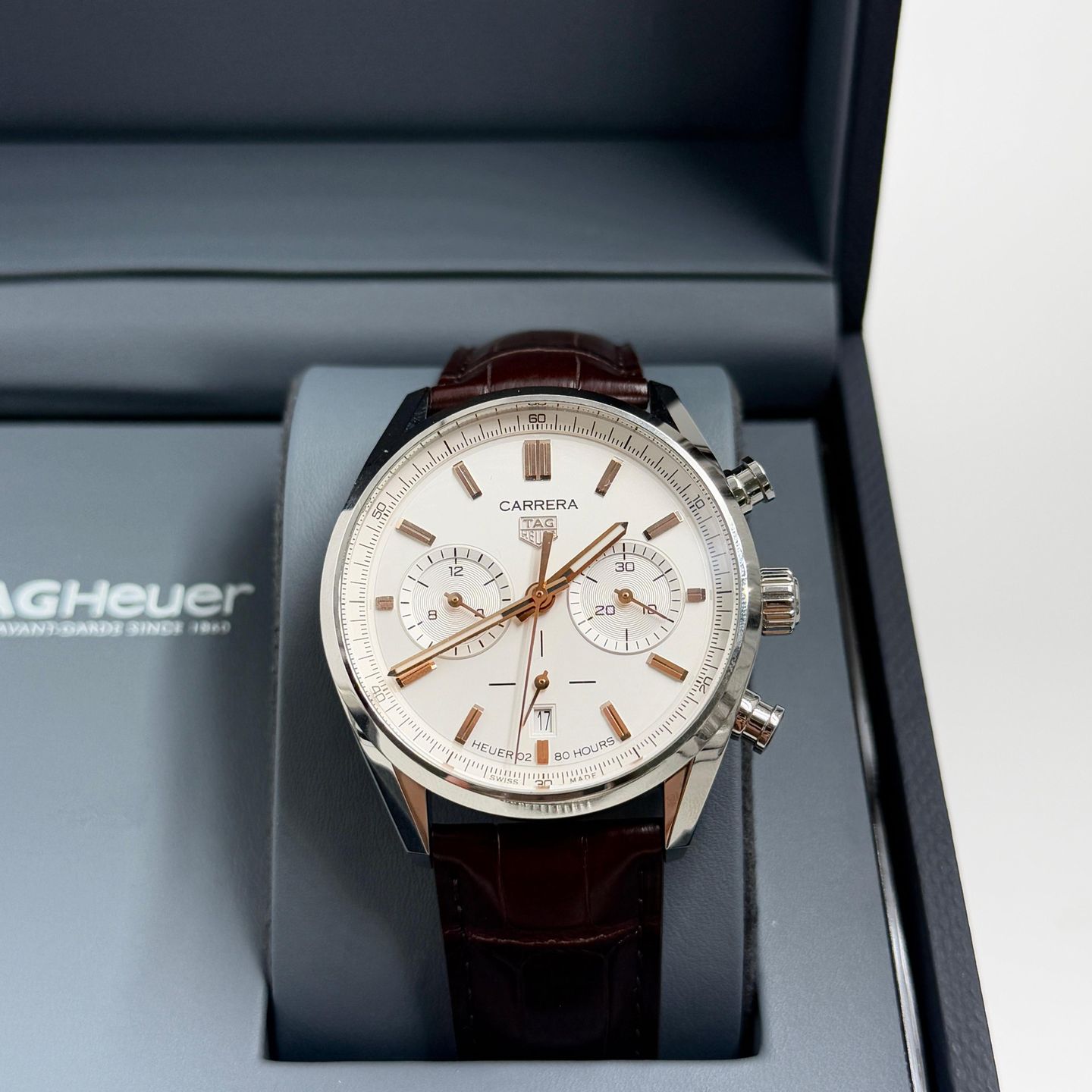 TAG Heuer Carrera CBN2013.FC6483 (2023) - White dial 42 mm Steel case (1/7)