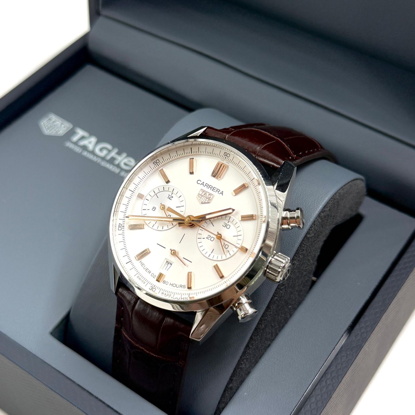 TAG Heuer Carrera CBN2013.FC6483 (2023) - White dial 42 mm Steel case (4/7)