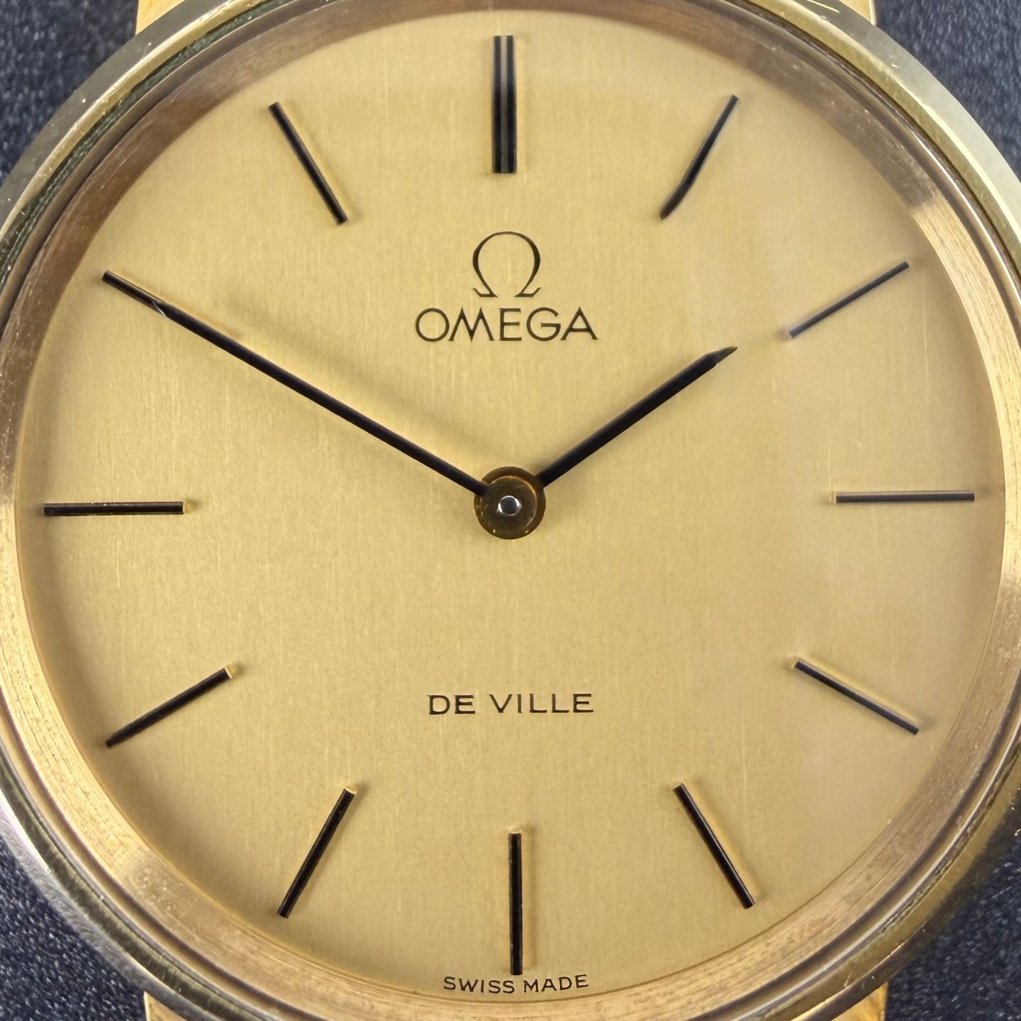 Omega De Ville 111.0107 (1974) - Gold dial 33 mm Gold/Steel case (8/8)
