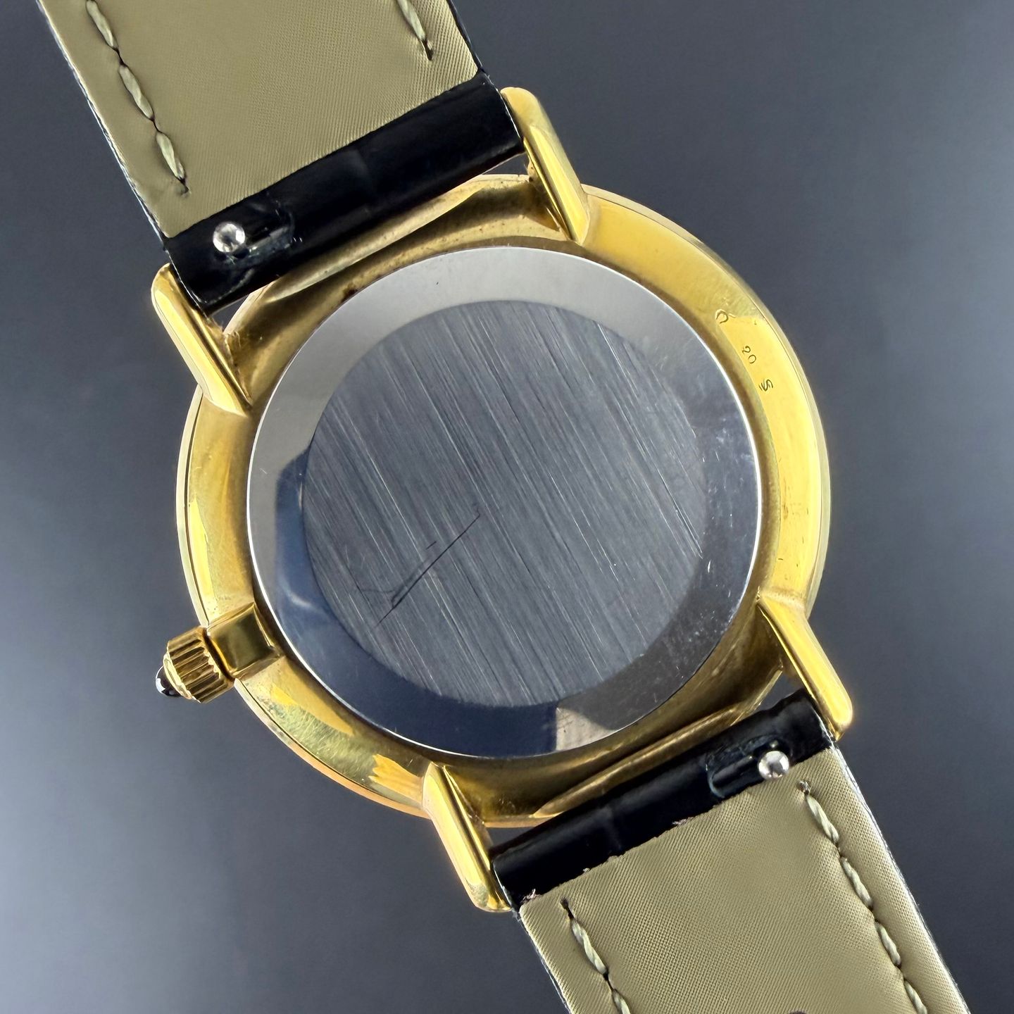 Omega De Ville 111.0107 (1974) - Gold dial 33 mm Gold/Steel case (3/8)