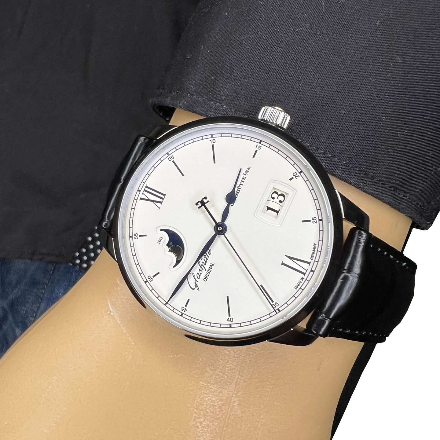 Glashütte Original Senator Excellence 1-36-04-01-02-30 (2024) - Silver dial 40 mm Steel case (7/8)