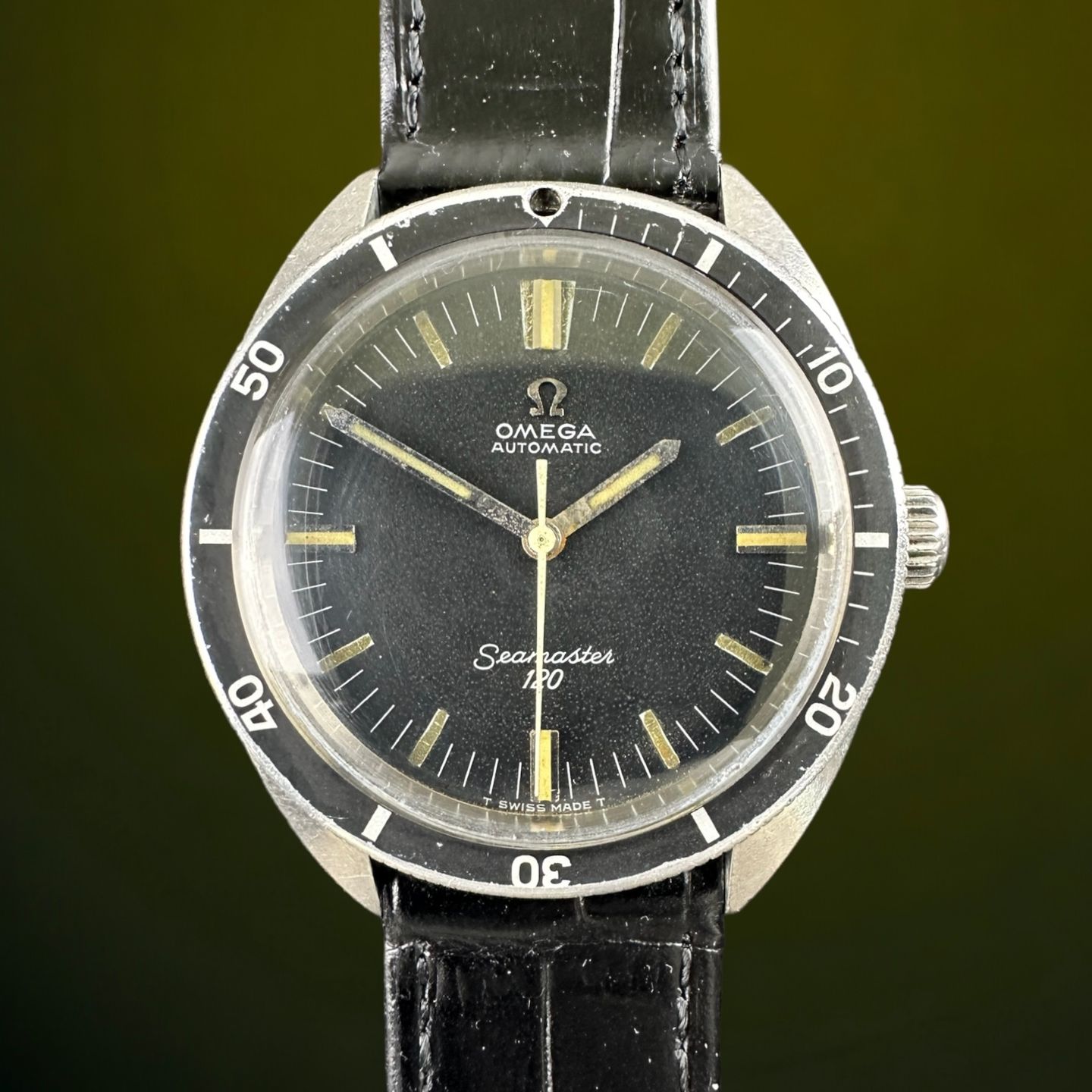 Omega Seamaster 165.027 (1968) - Black dial 37 mm Steel case (1/8)