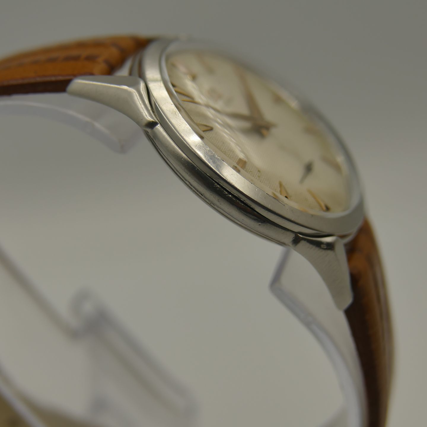 Omega Vintage ref. 2605 12 spider lugs cal 266 steel 36mm (1950) - Unknown dial 36 mm Steel case (4/8)