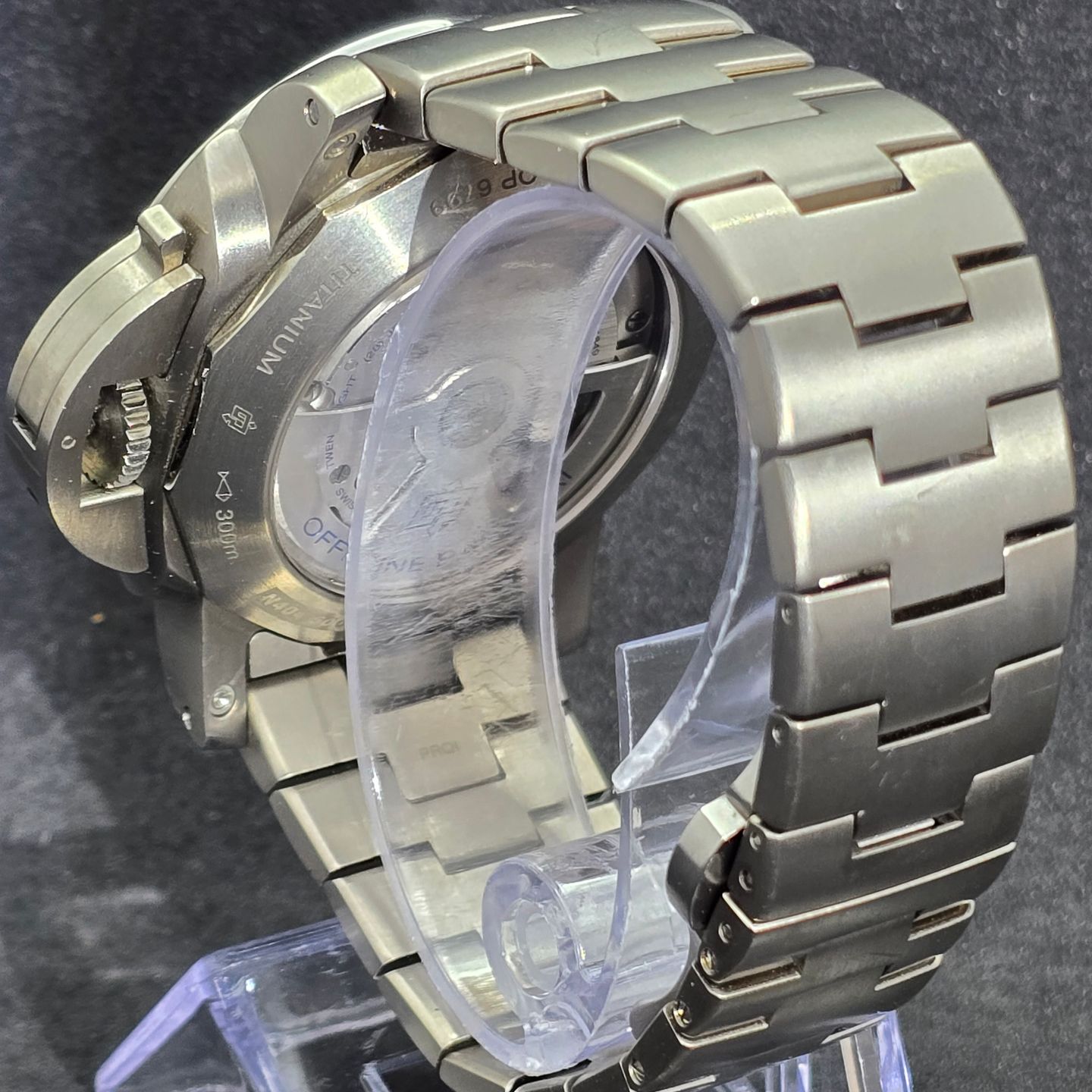 Panerai Luminor Marina 1950 3 Days Automatic PAM00352 (Onbekend (willekeurig serienummer)) - Bruin wijzerplaat 44mm Titanium (5/8)