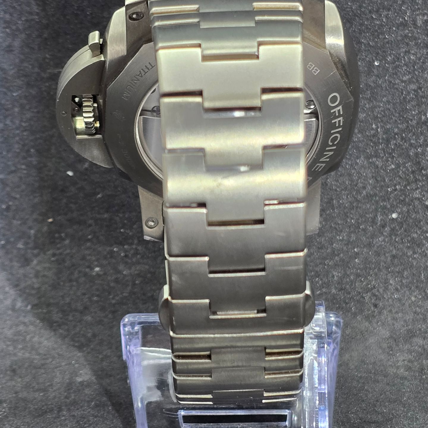 Panerai Luminor Marina 1950 3 Days Automatic PAM00352 (Onbekend (willekeurig serienummer)) - Bruin wijzerplaat 44mm Titanium (4/8)