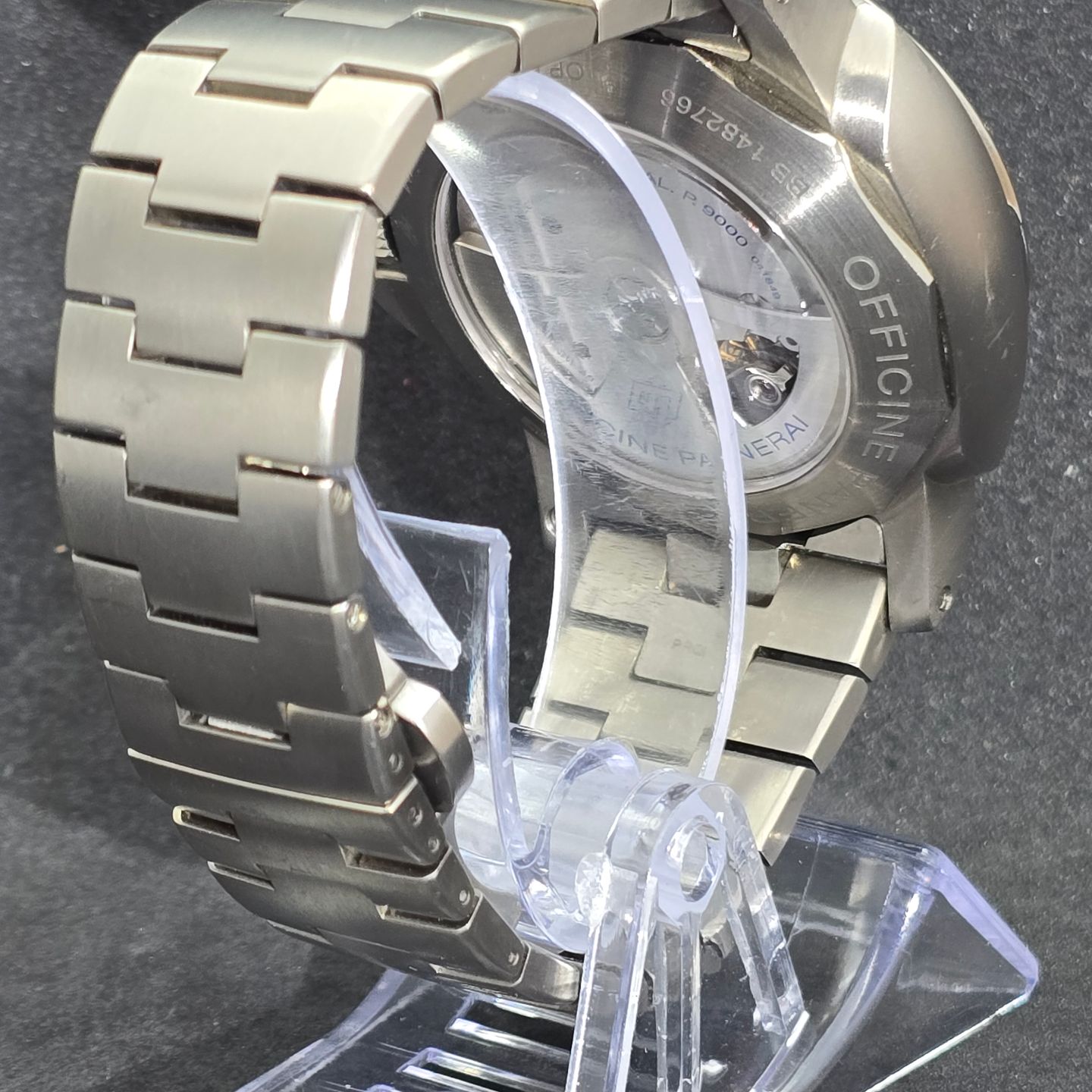 Panerai Luminor Marina 1950 3 Days Automatic PAM00352 (Onbekend (willekeurig serienummer)) - Bruin wijzerplaat 44mm Titanium (3/8)