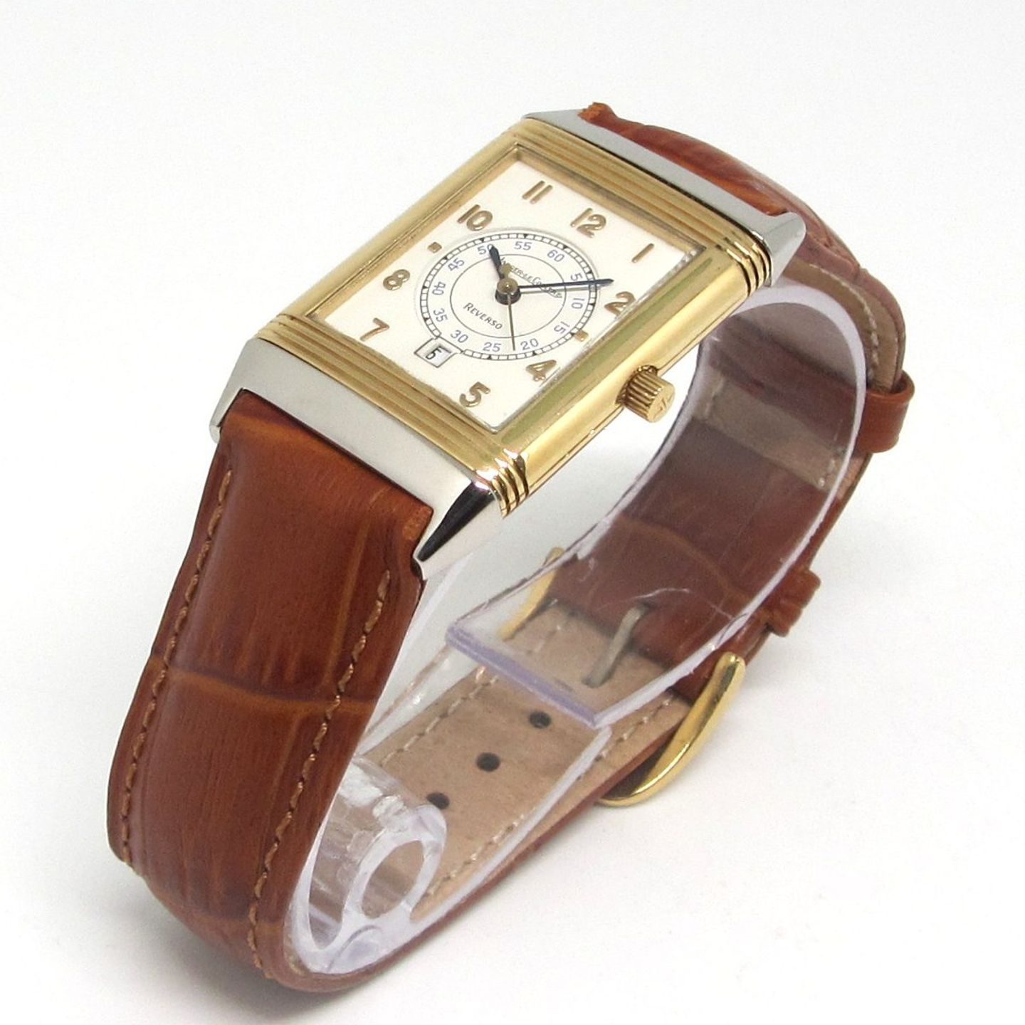 Jaeger-LeCoultre Reverso 250.5.11 (Unknown (random serial)) - White dial Unknown Gold/Steel case (3/5)