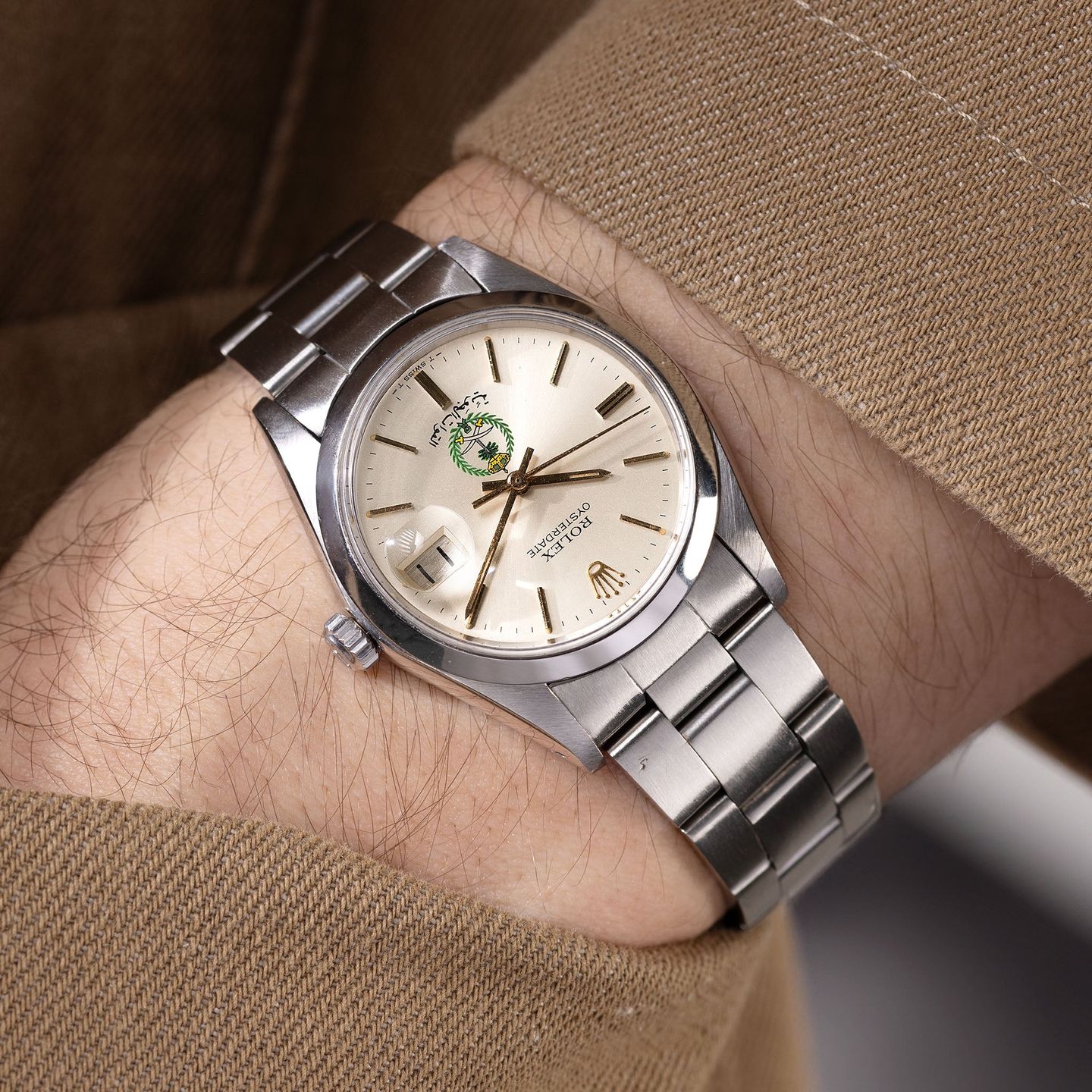 Rolex Oyster Precision 6694 (1977) - White dial 34 mm Steel case (1/8)