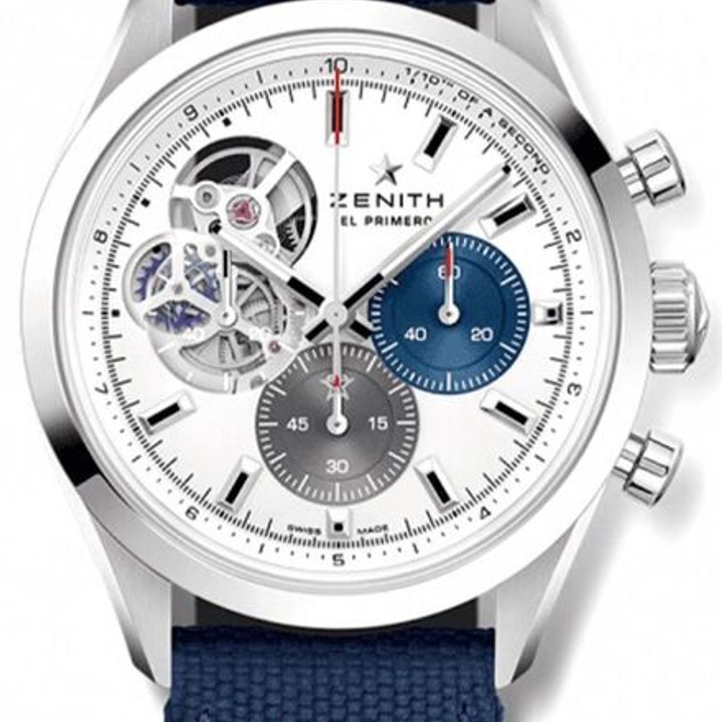 Zenith El Primero Chronomaster 03.3300.3604/69.C823 (2026) - Zilver wijzerplaat 40mm Staal (1/1)