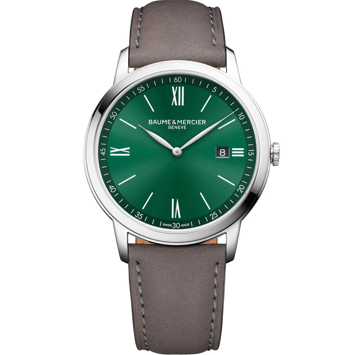 Baume & Mercier Classima M0A10607 (2024) - Green dial 42 mm Steel case (3/3)