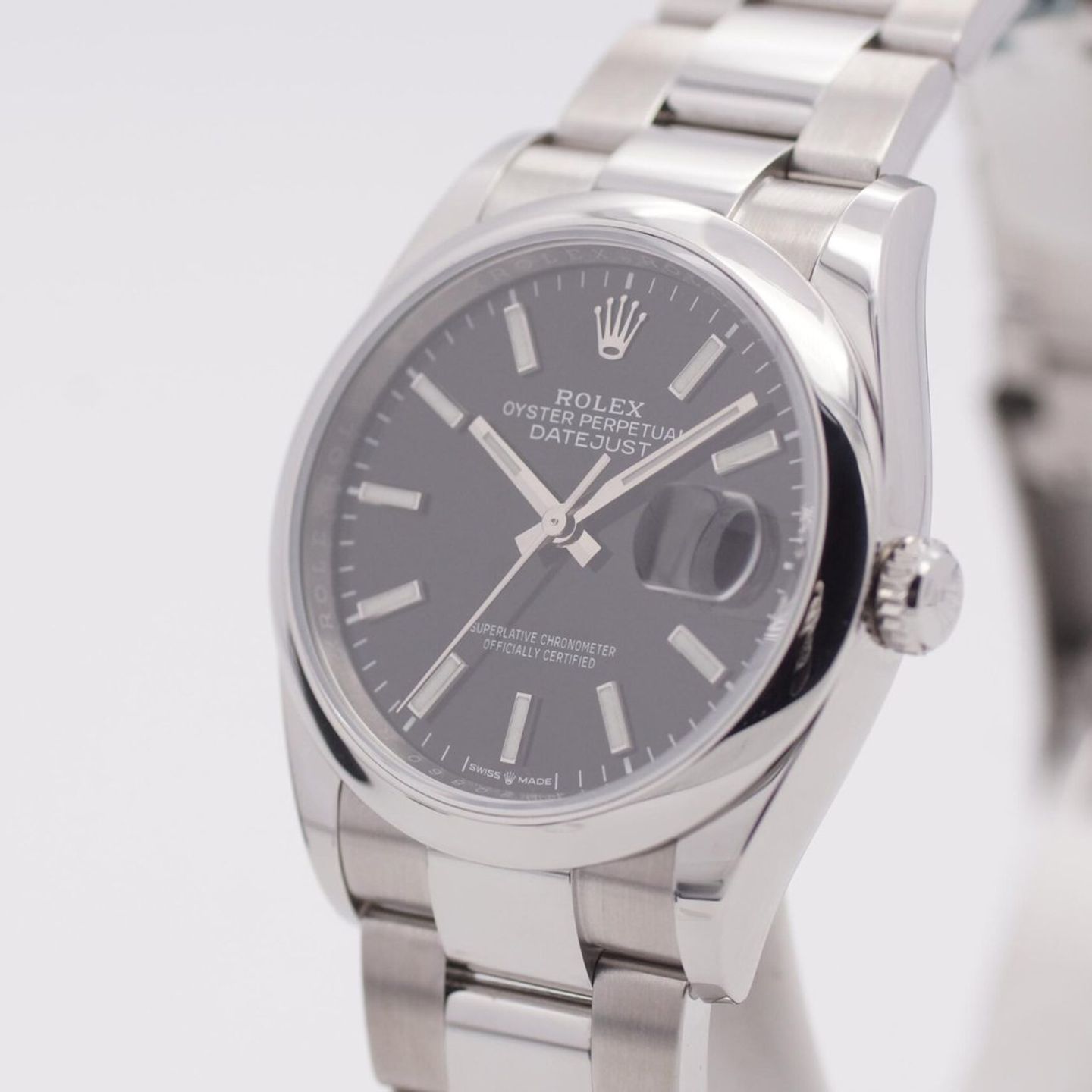 Rolex Datejust 36 126200 (2019) - Zwart wijzerplaat 36mm Staal (4/8)