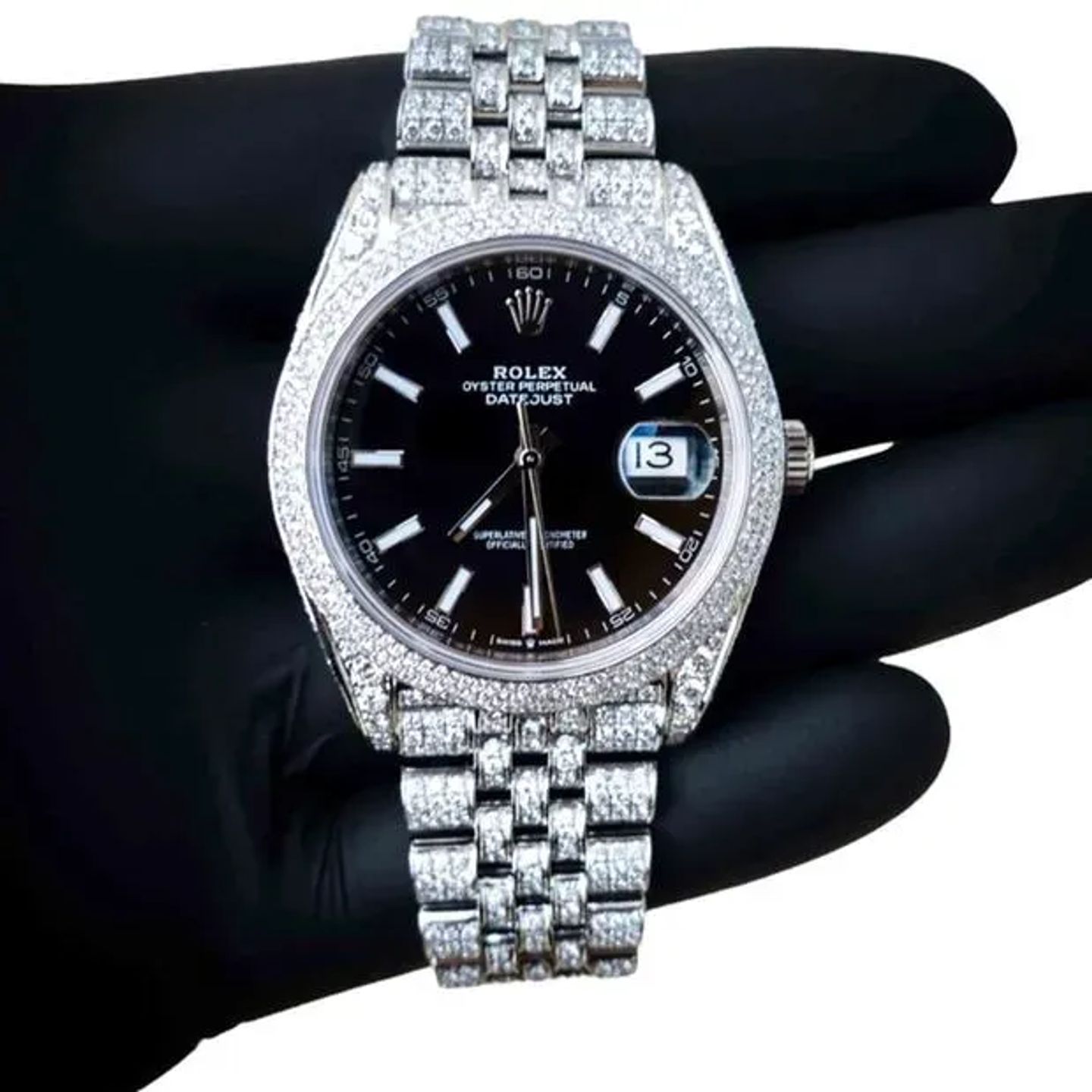 Rolex Datejust 41 126300 (2023) - Black dial 41 mm Steel case (2/3)