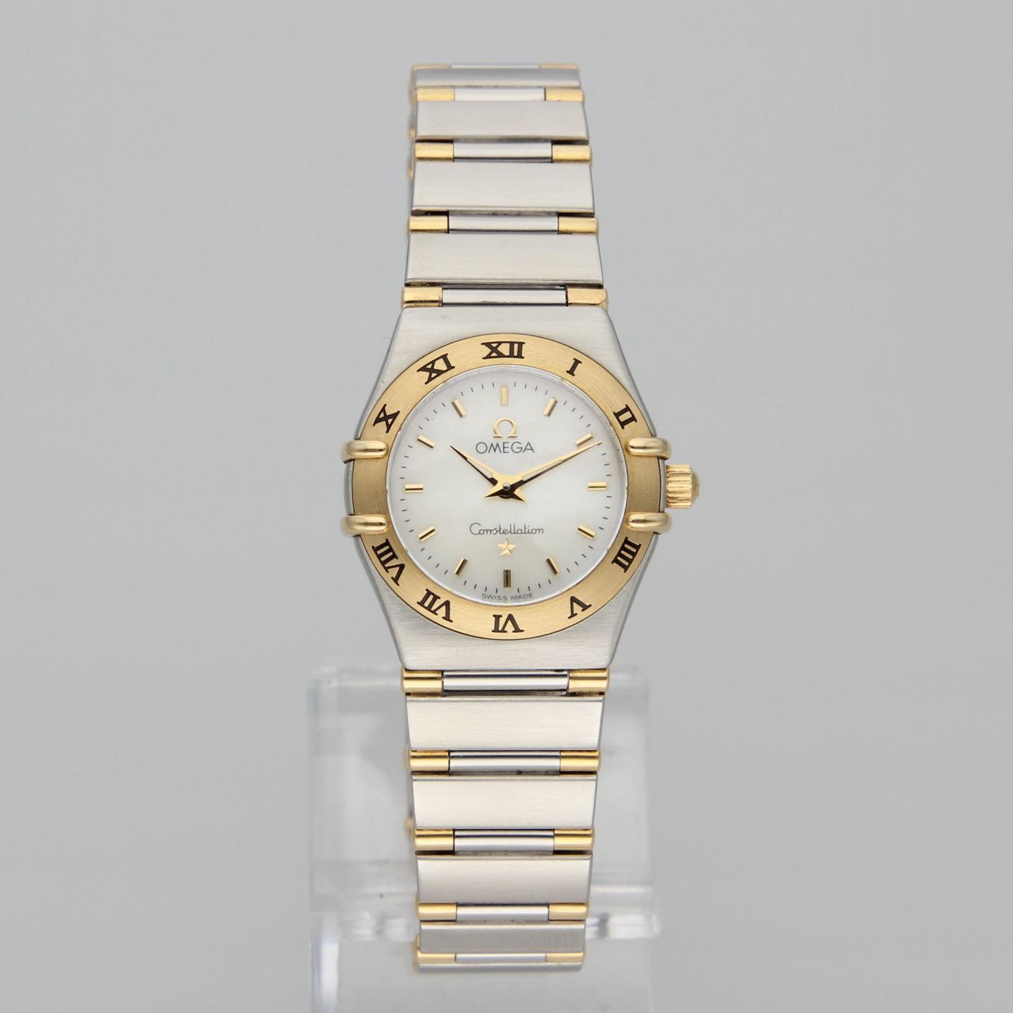Omega Constellation 795.1203 (Unknown (random serial)) - Gold dial 24 mm Gold/Steel case (2/8)