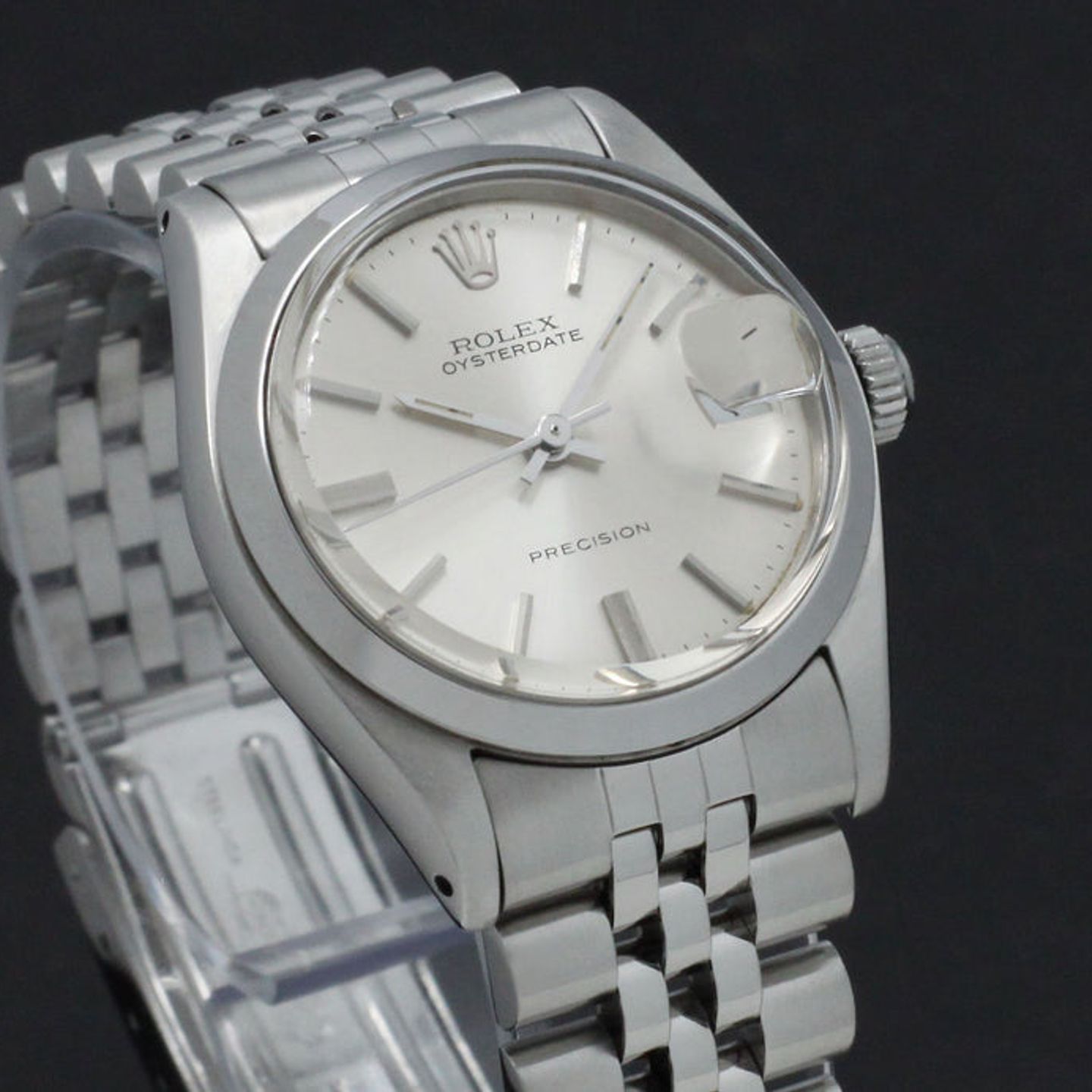 Rolex Oyster Precision 6466 (1985) - Silver dial 31 mm Steel case (12/14)