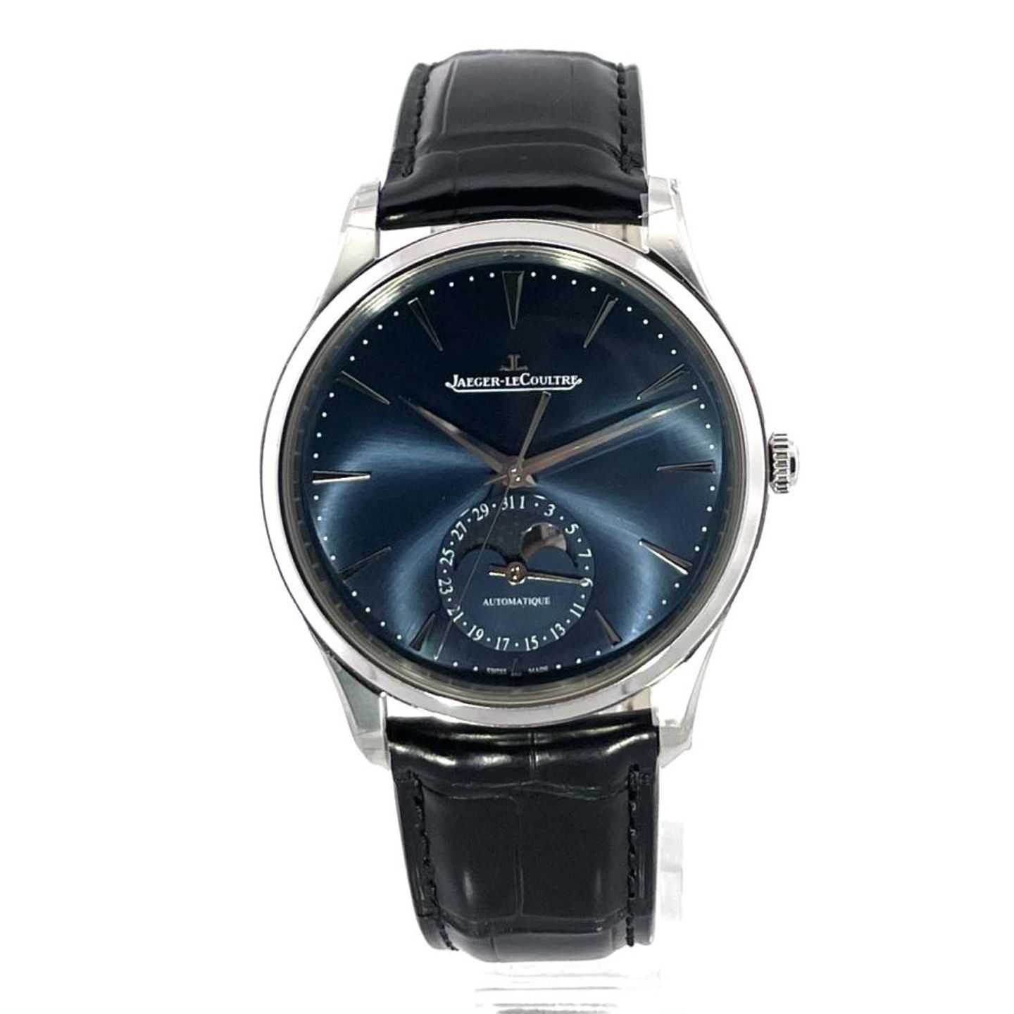 Jaeger-LeCoultre Master Ultra Thin Moon Q1368480 (2023) - Blue dial 39 mm Steel case (2/8)