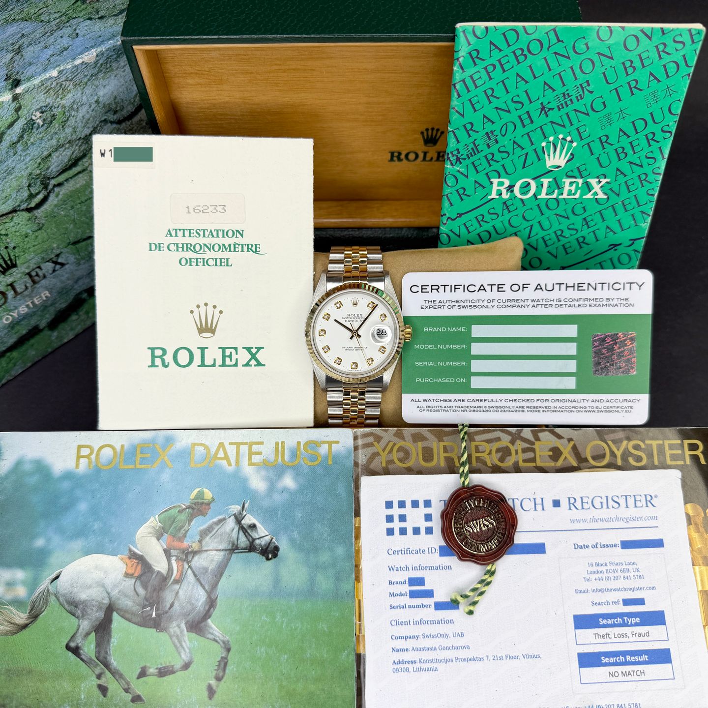 Rolex Datejust 36 16233 (1995) - 36mm Goud/Staal (3/8)