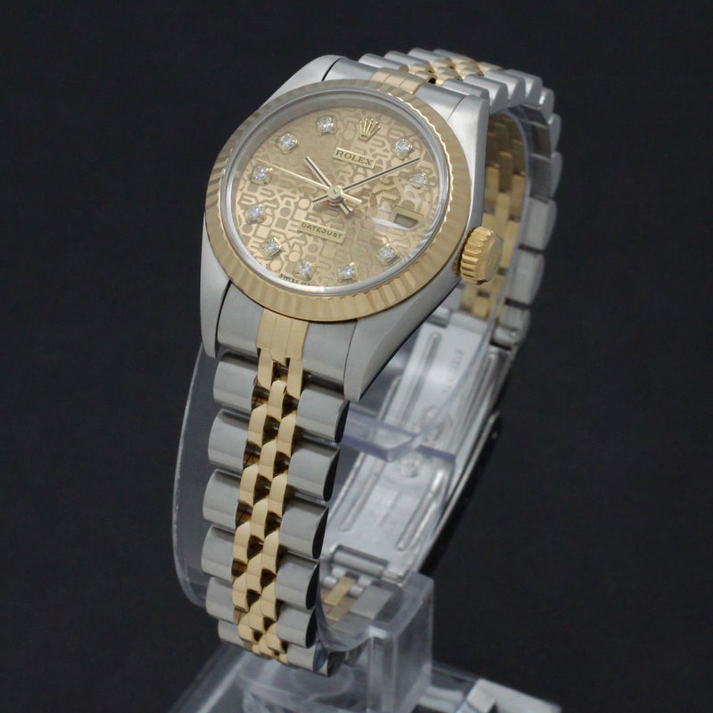 Rolex Lady-Datejust 69173 (1997) - Goud wijzerplaat 26mm Goud/Staal (6/7)