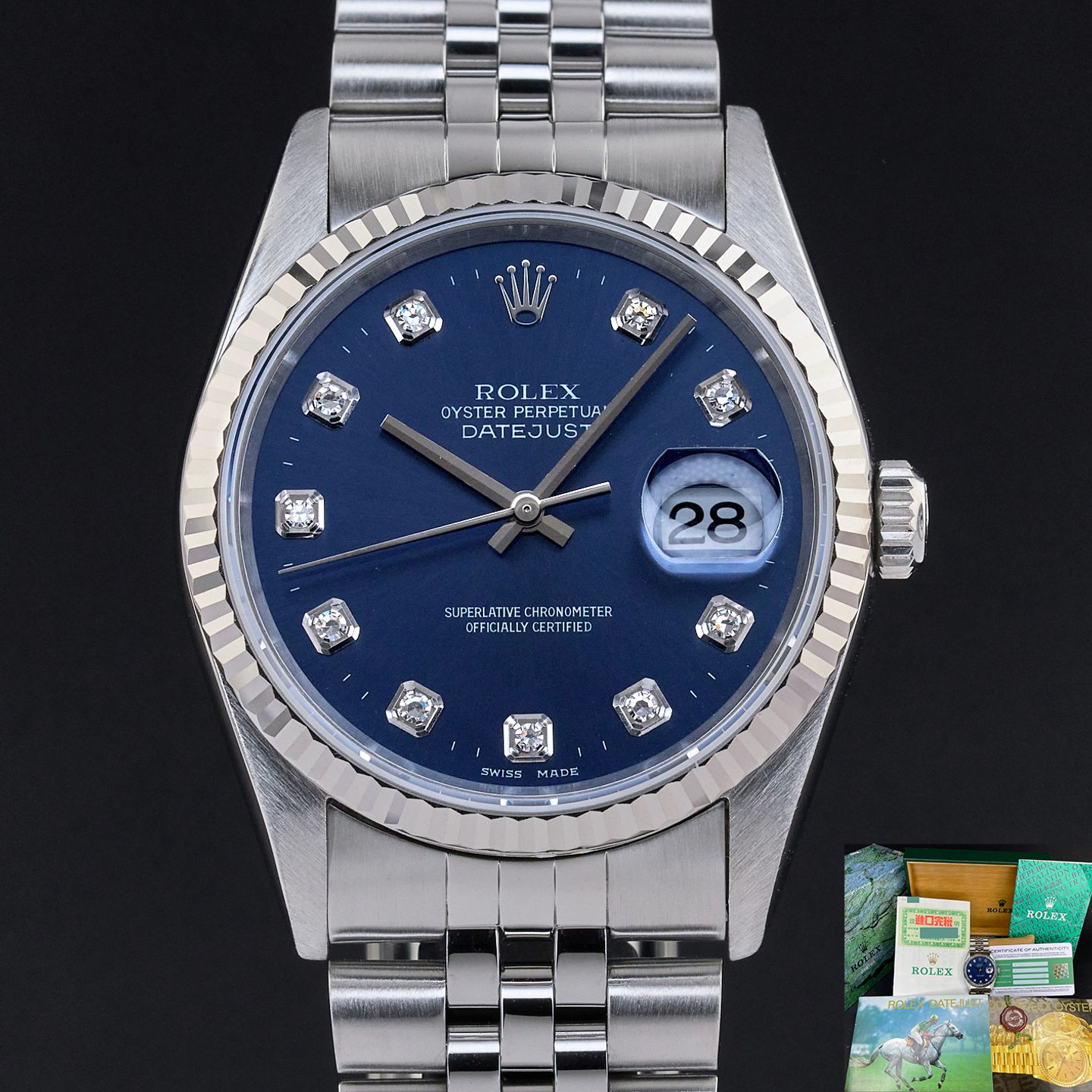 Rolex Datejust 36 16234 (1997) - 36 mm Steel case (1/7)