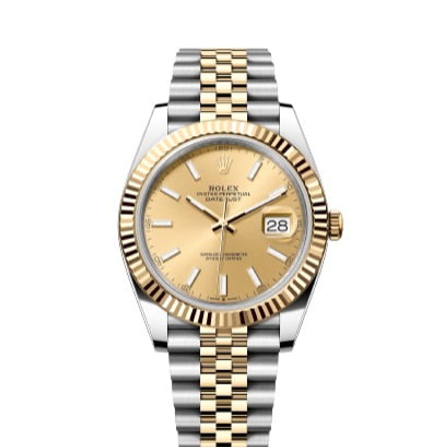 Rolex Datejust 41 126333 (2023) - Champagne dial 41 mm Gold/Steel case (1/6)
