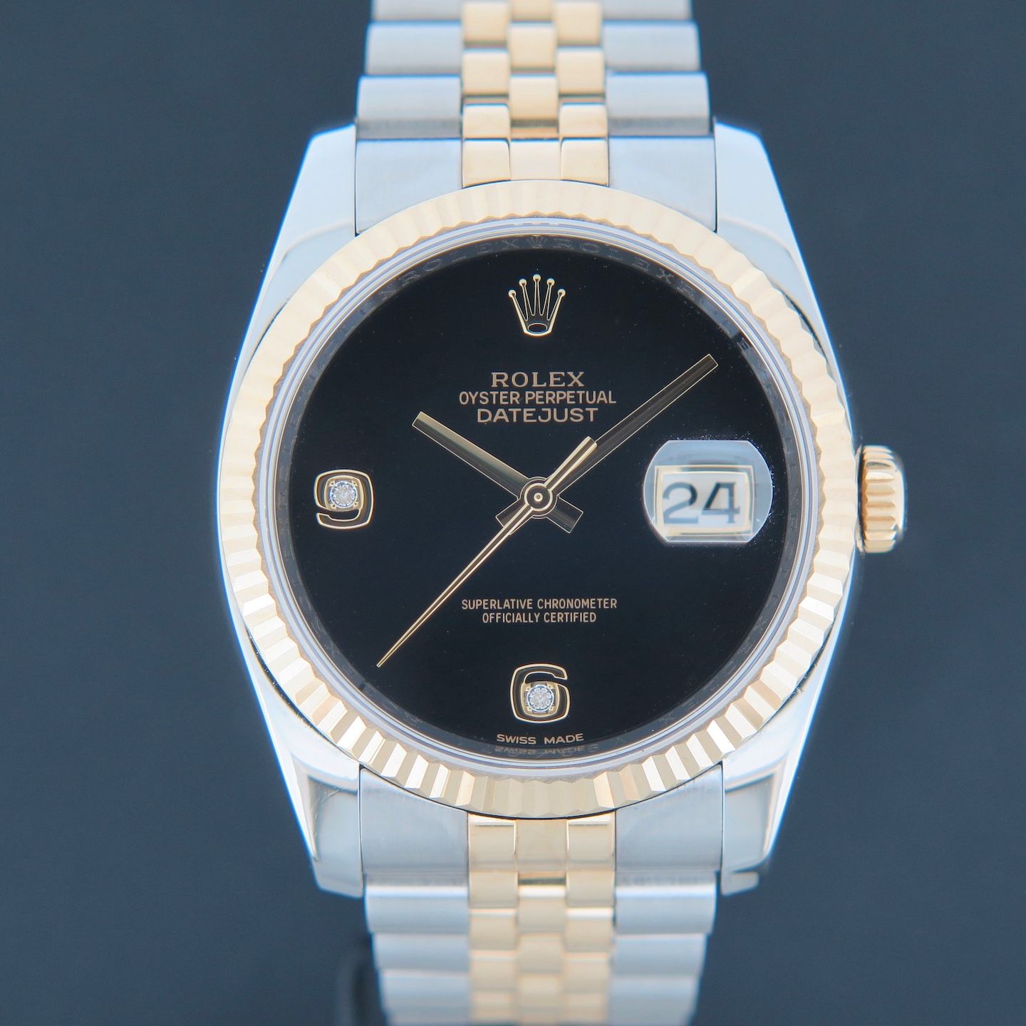Rolex Datejust 36 116233 (2010) - 36mm Goud/Staal (3/6)