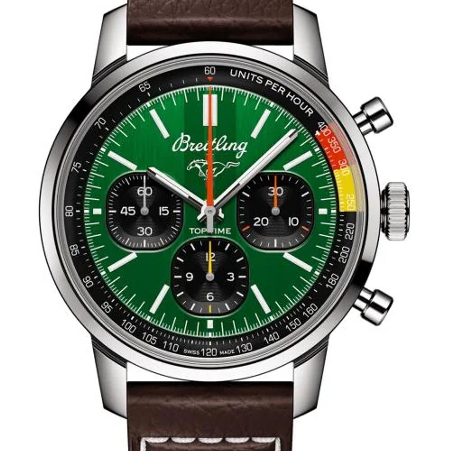 Breitling Top Time AB01762A1L1X1 (2026) - Green dial 41 mm Steel case (1/1)