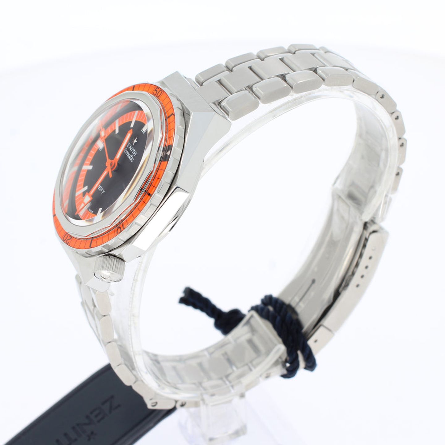 Zenith Defy 03.A3648.670/21.M3648 (2025) - Zwart wijzerplaat 37mm Staal (2/4)