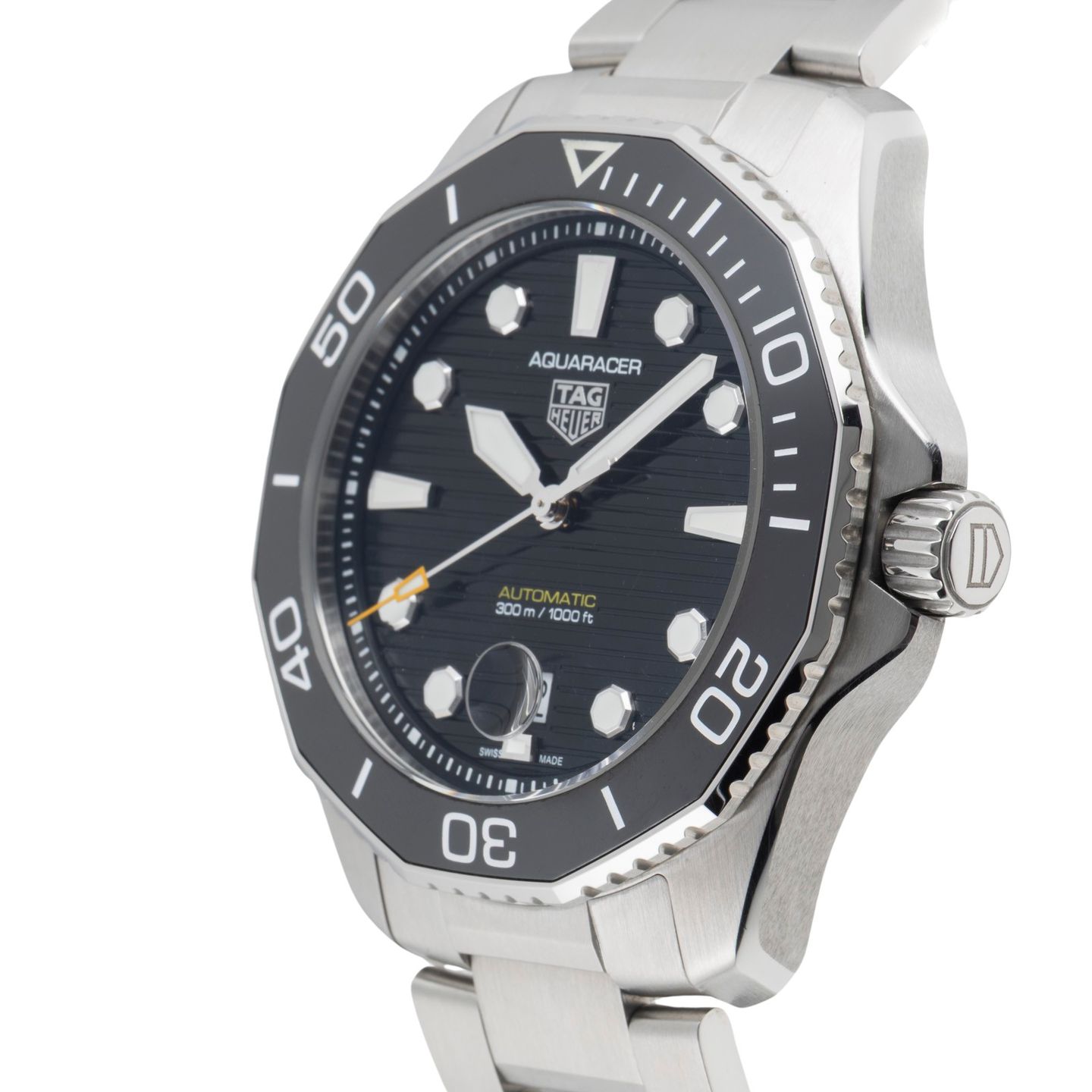 TAG Heuer Aquaracer 300M WBP201A.BA0632 (Unknown (random serial)) - Black dial 43 mm Steel case (6/8)