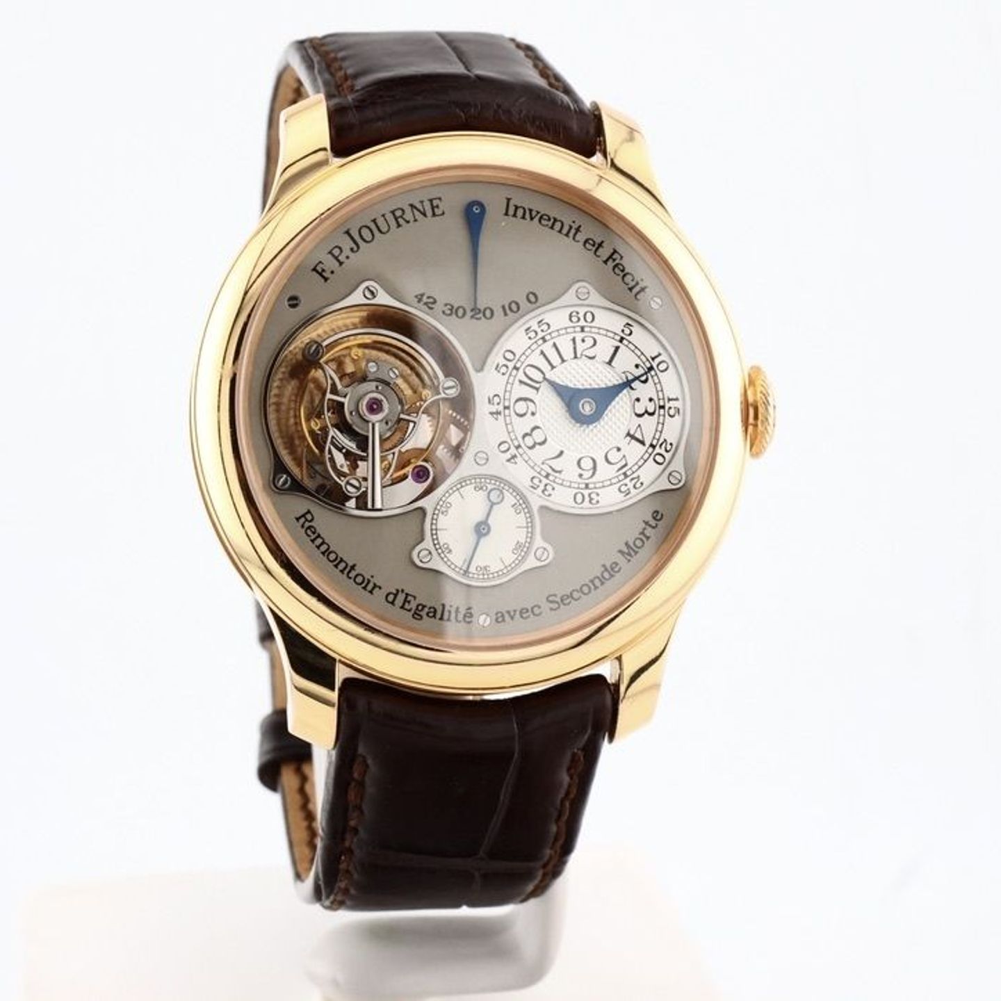 F.P. Journe Unknown TN (2007) - Silver dial 40 mm Rose Gold case (1/8)
