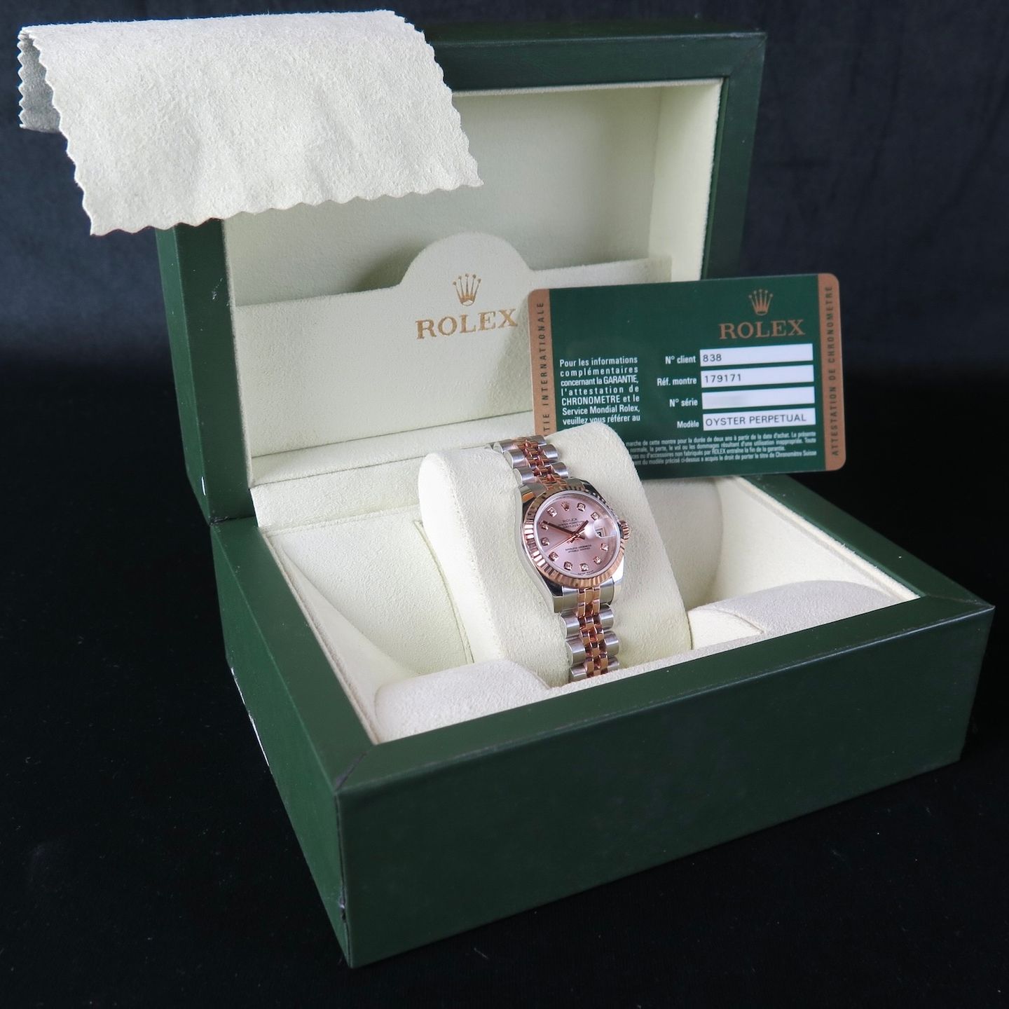 Rolex Lady-Datejust 179171 (2008) - 26 mm Gold/Steel case (8/8)