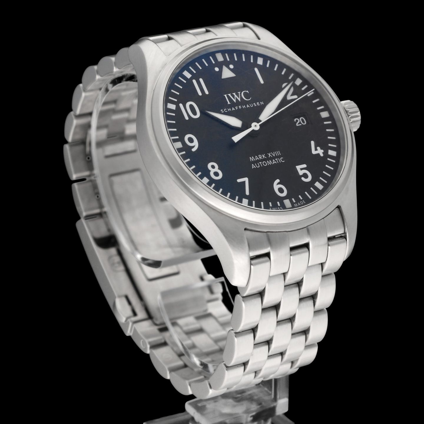 IWC Pilot Mark IW327011 (2016) - Grey dial 40 mm Steel case (6/8)