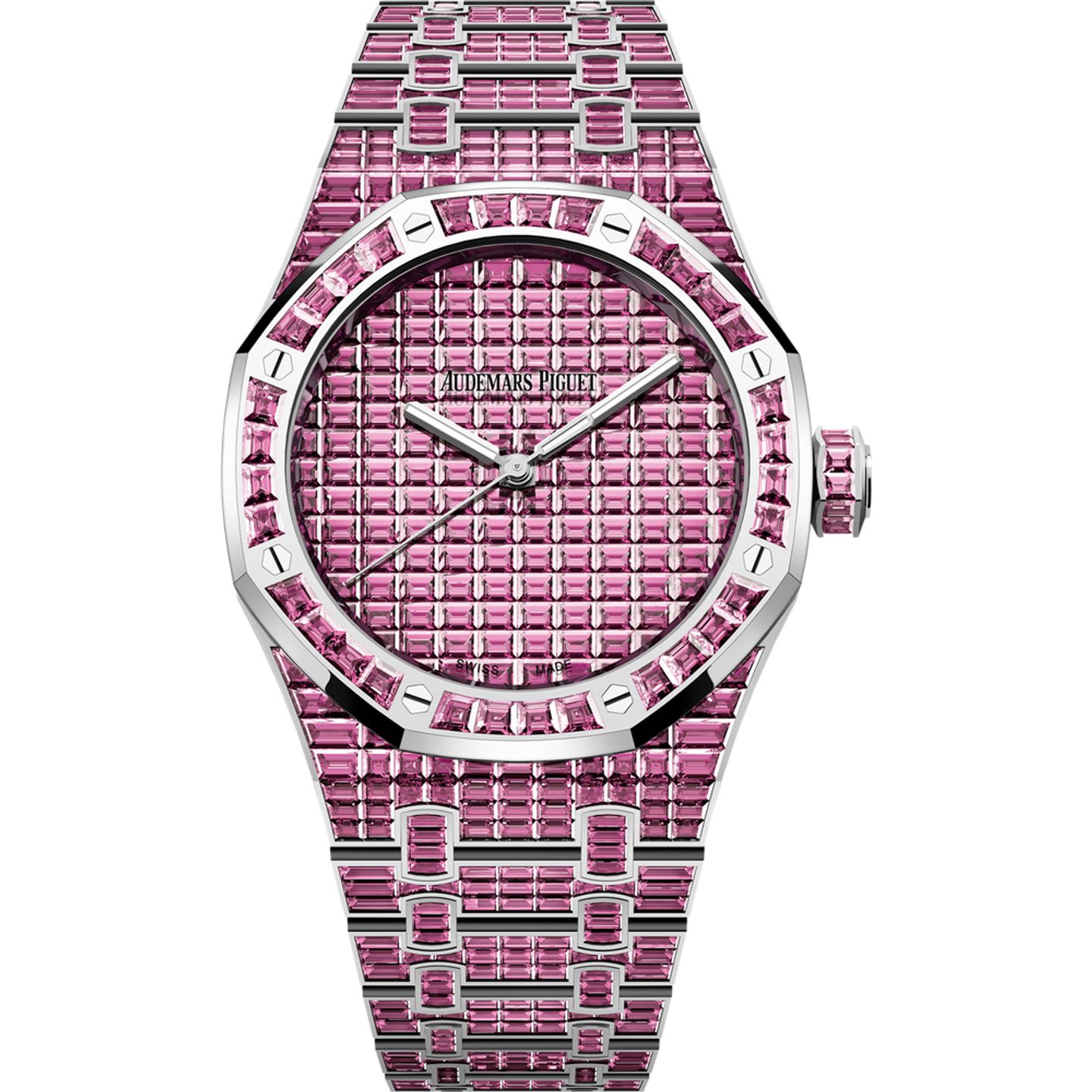 Audemars Piguet Royal Oak Selfwinding 15514BC.TM.1284BC.01 (2025) - Pink dial 41 mm White Gold case (1/1)