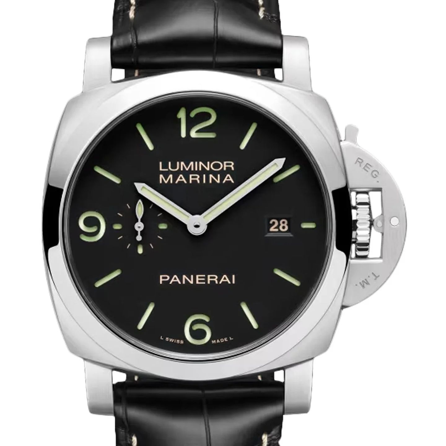 Panerai Luminor Marina PAM03312 (2026) - Zwart wijzerplaat 44mm Staal (1/1)