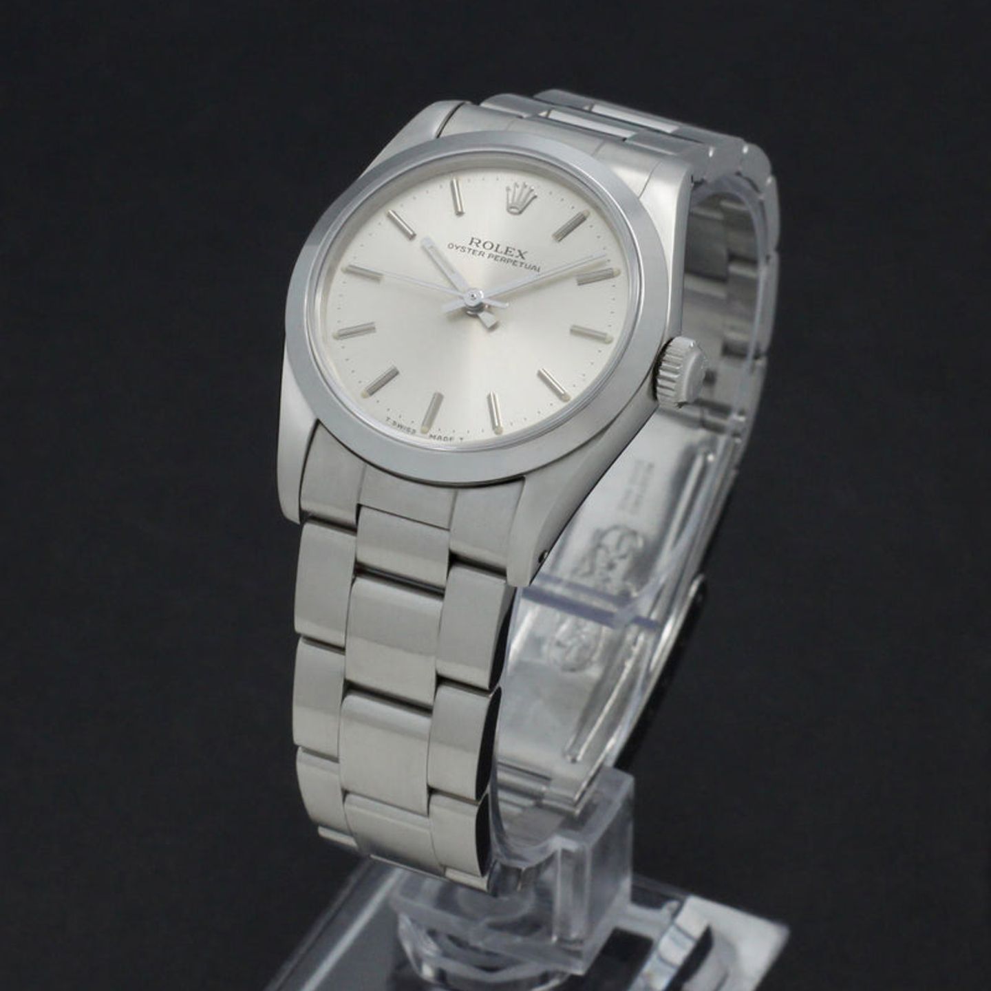 Rolex Oyster Perpetual 31 67480 (1989) - Zilver wijzerplaat 31mm Staal (5/7)