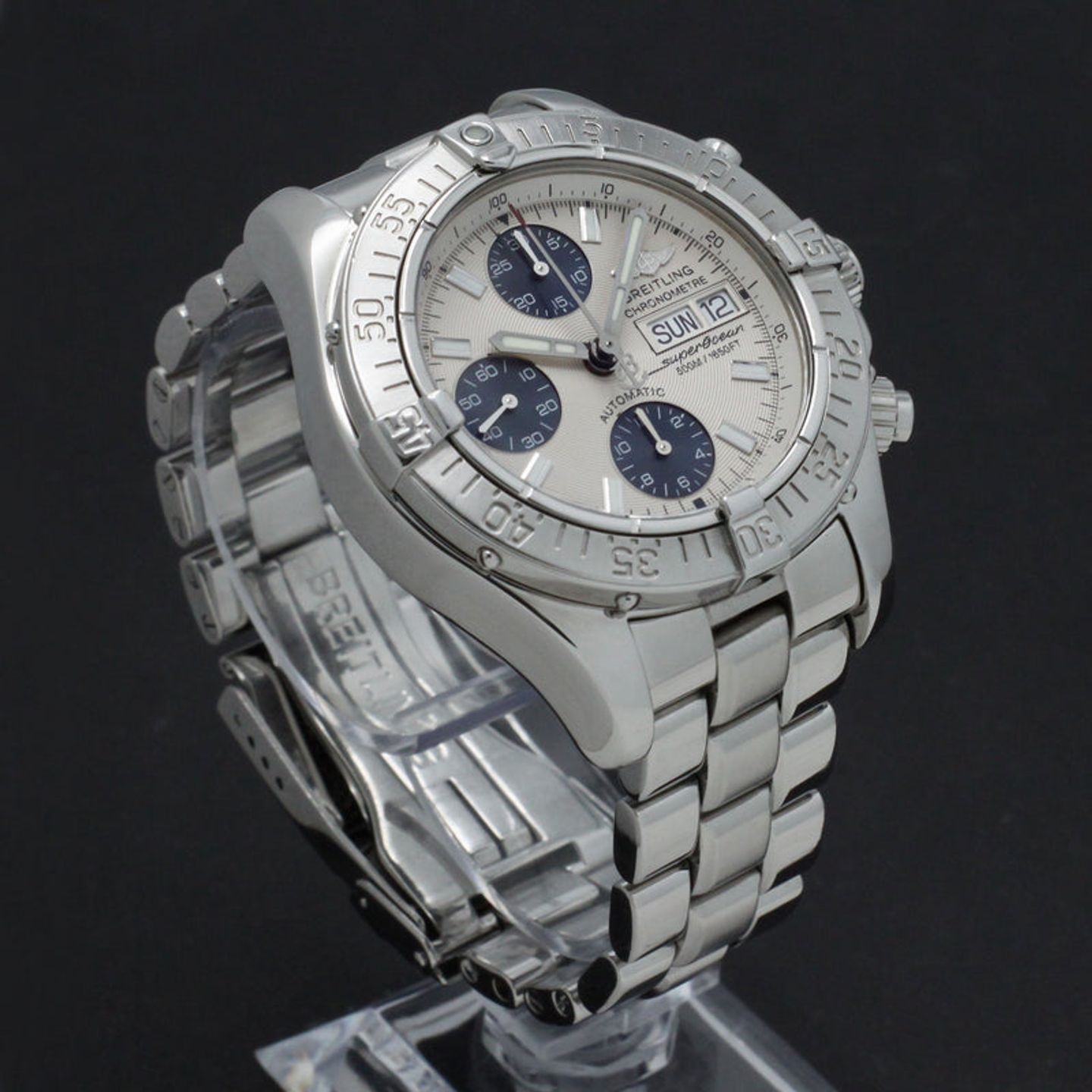 Breitling Superocean Chronograph II A13340 (2005) - Zilver wijzerplaat 42mm Staal (6/7)