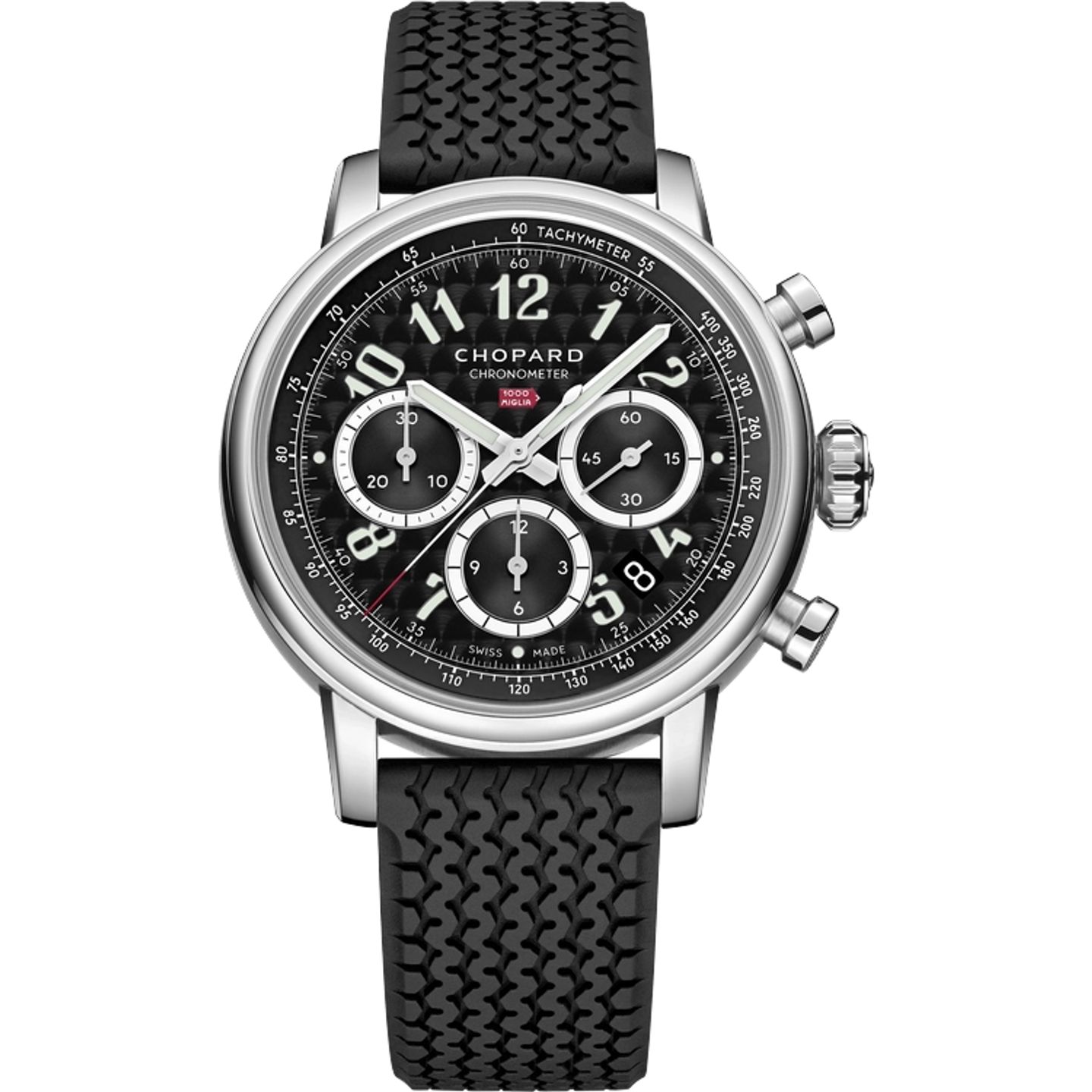Chopard Mille Miglia 168619-3001 (2025) - Zwart wijzerplaat 41mm Staal (1/1)
